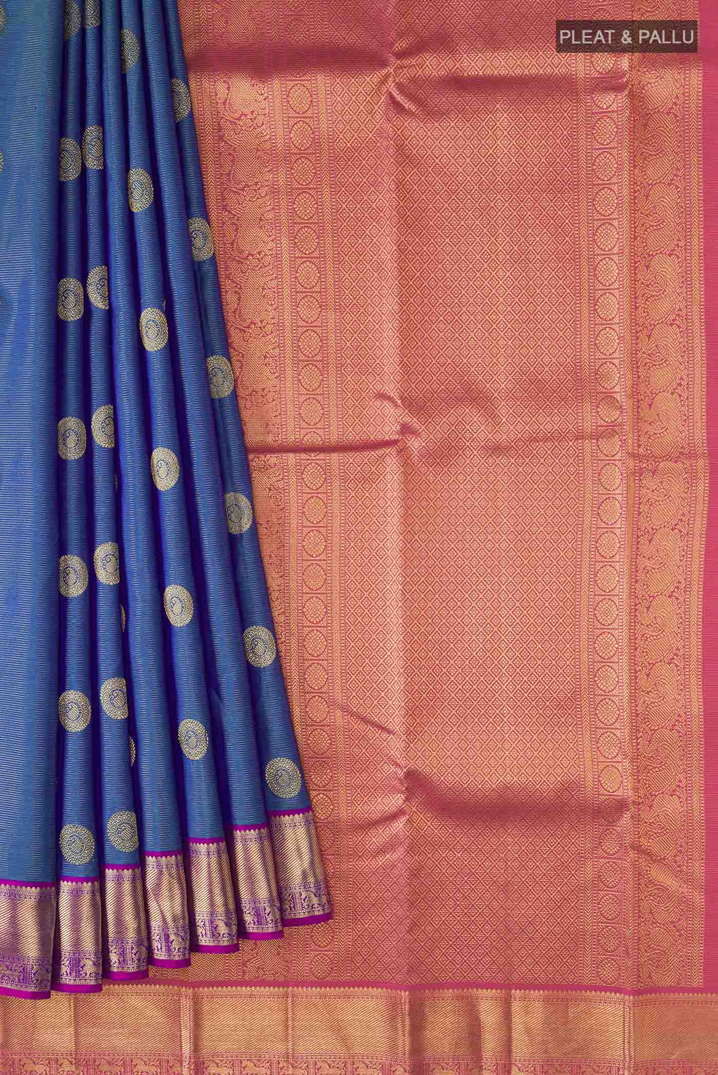 pleats pallu