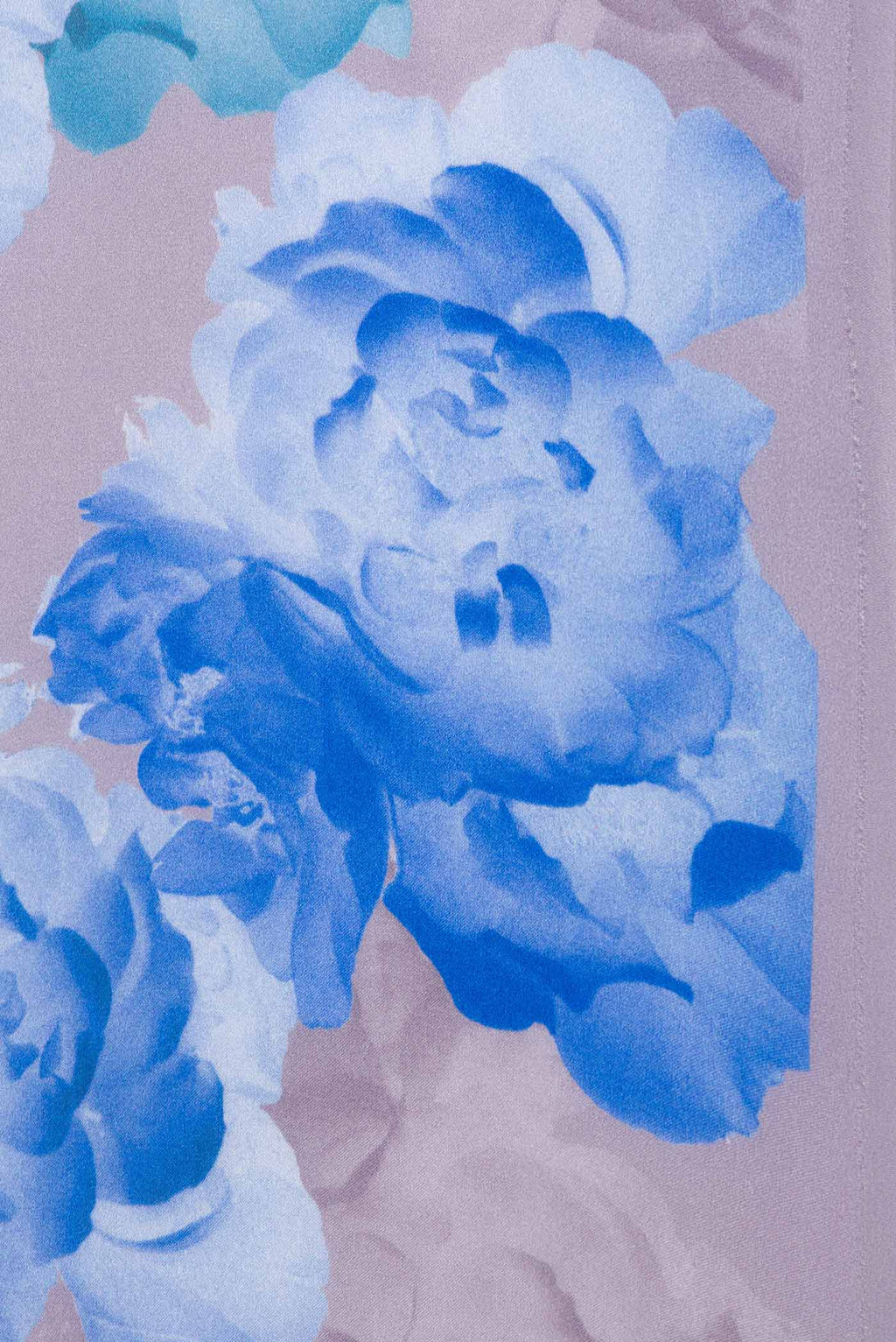 Border image of Brown Dual Tone Mysore Crepe Saree with Printed design on the body and Without Border