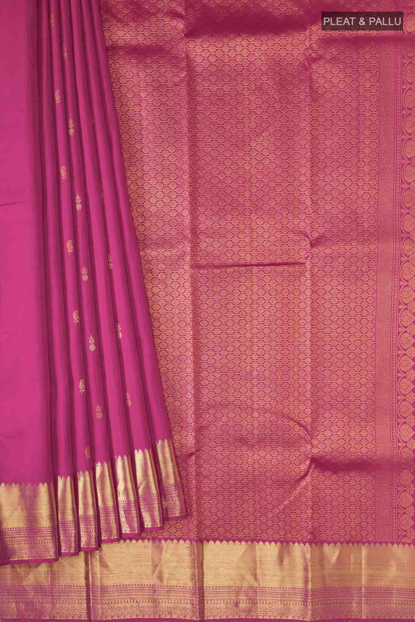 pleats pallu