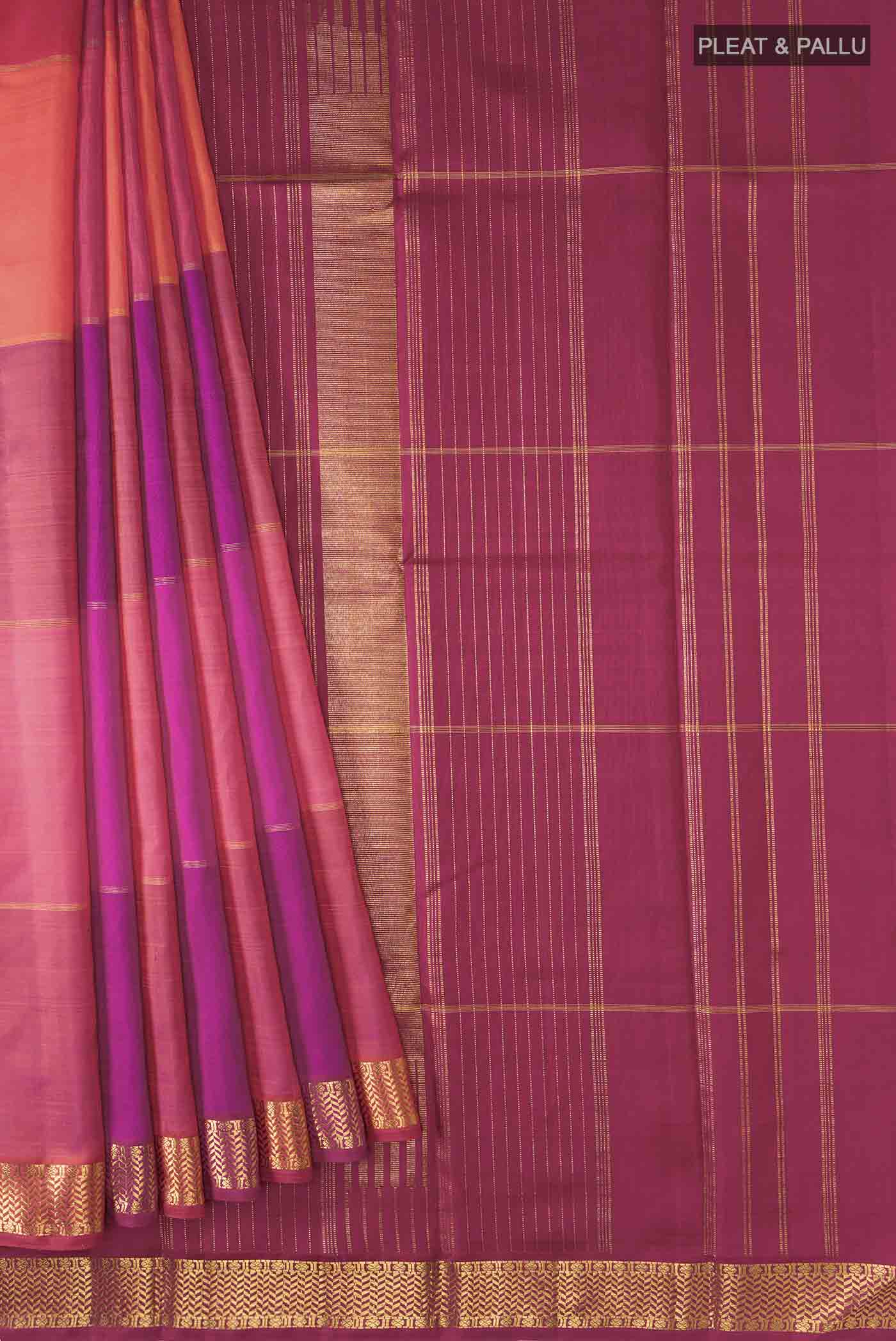 pleats pallu