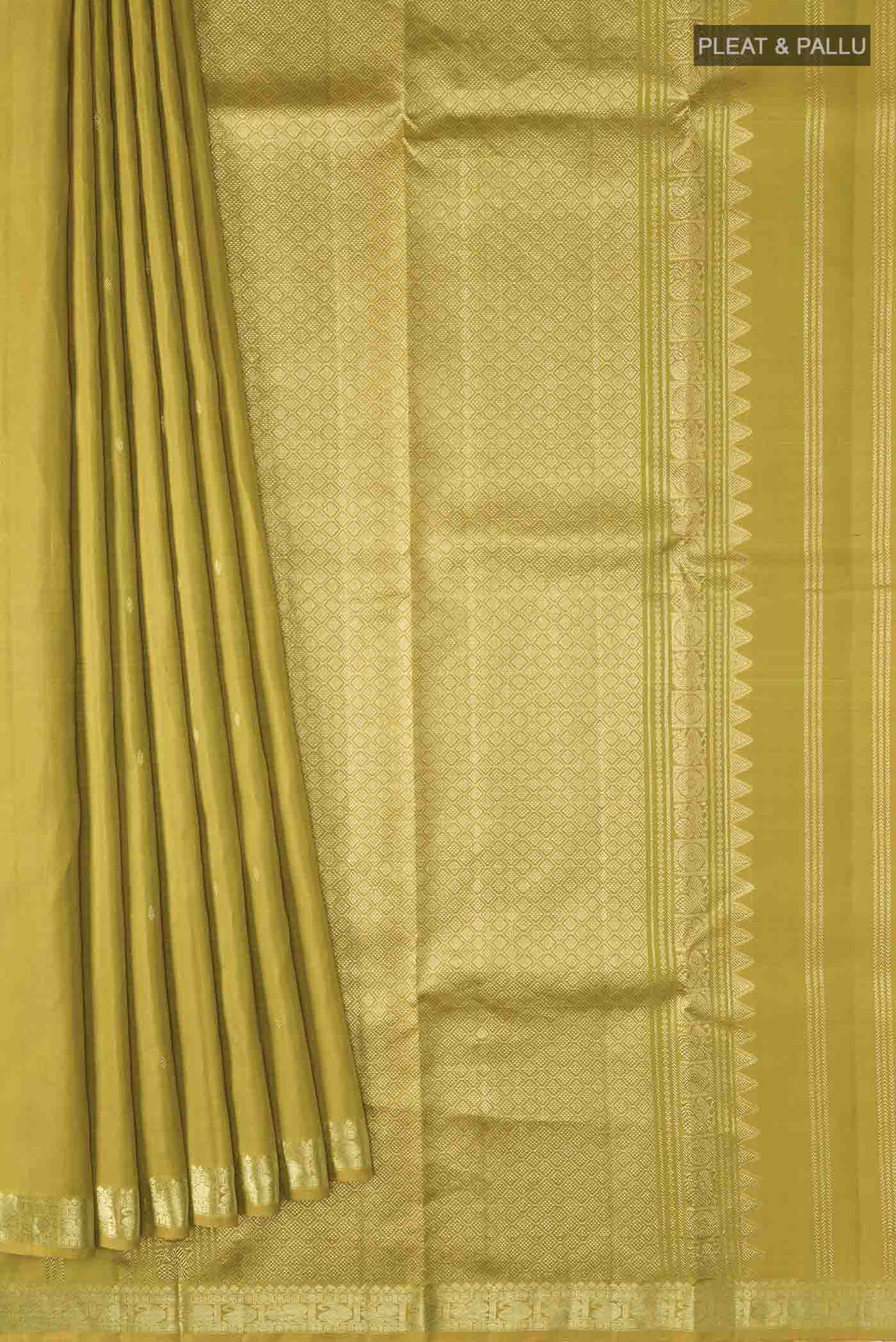 pleats pallu