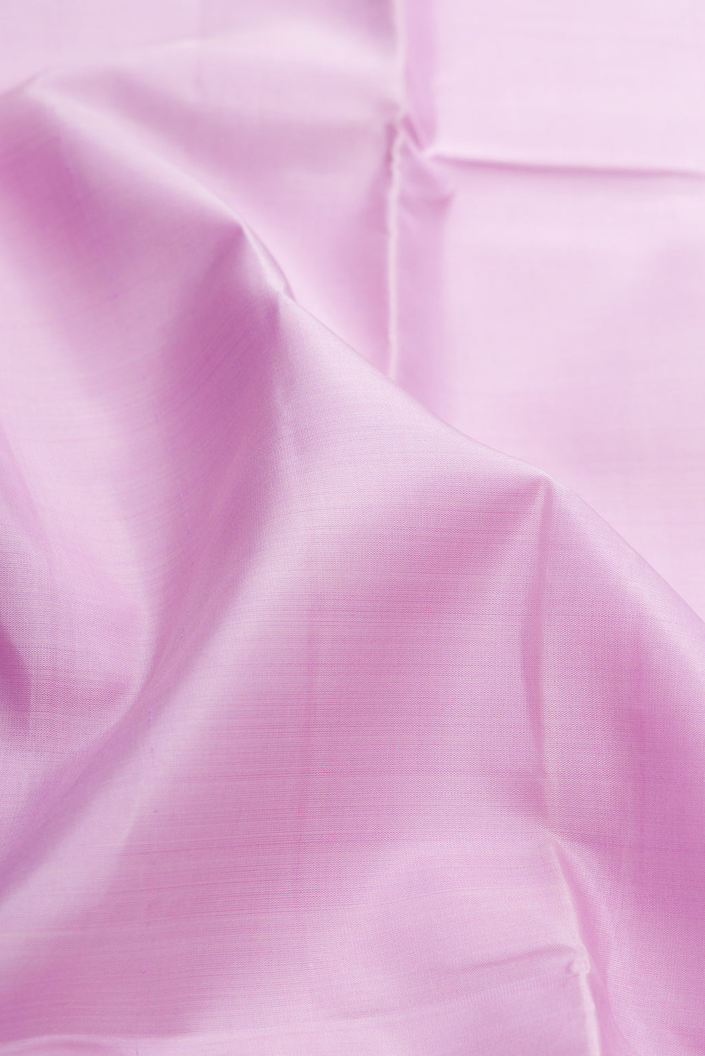 Pink Silk Dhoti With Angavastram (8X4) Muzham with Stripes on the body and Zari Border