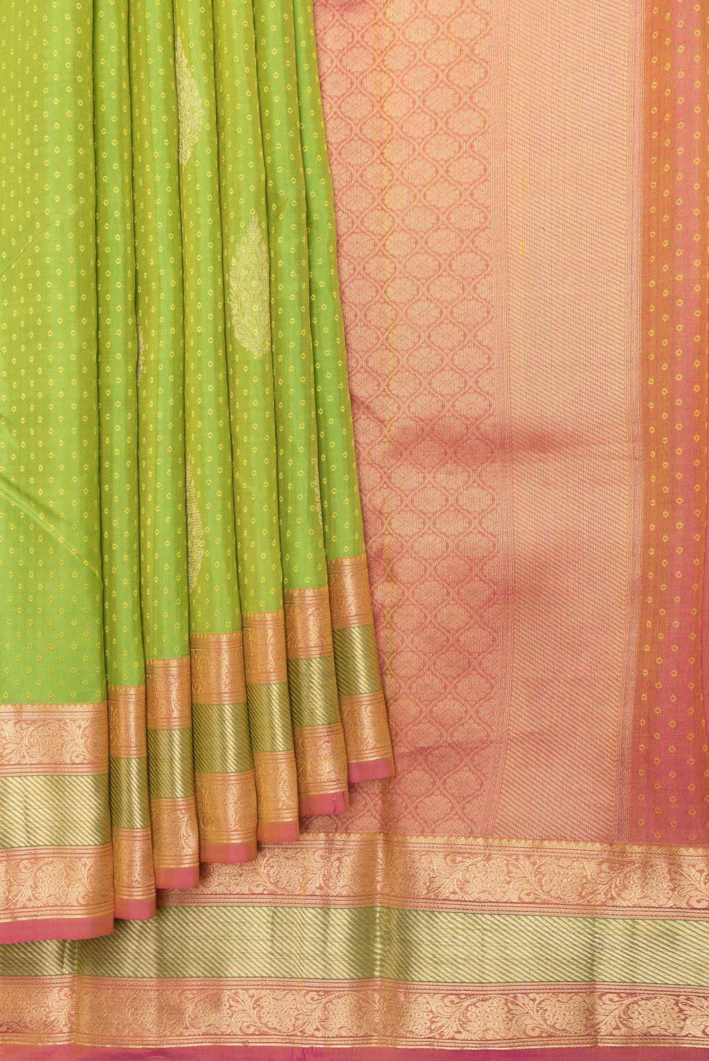 pleats pallu