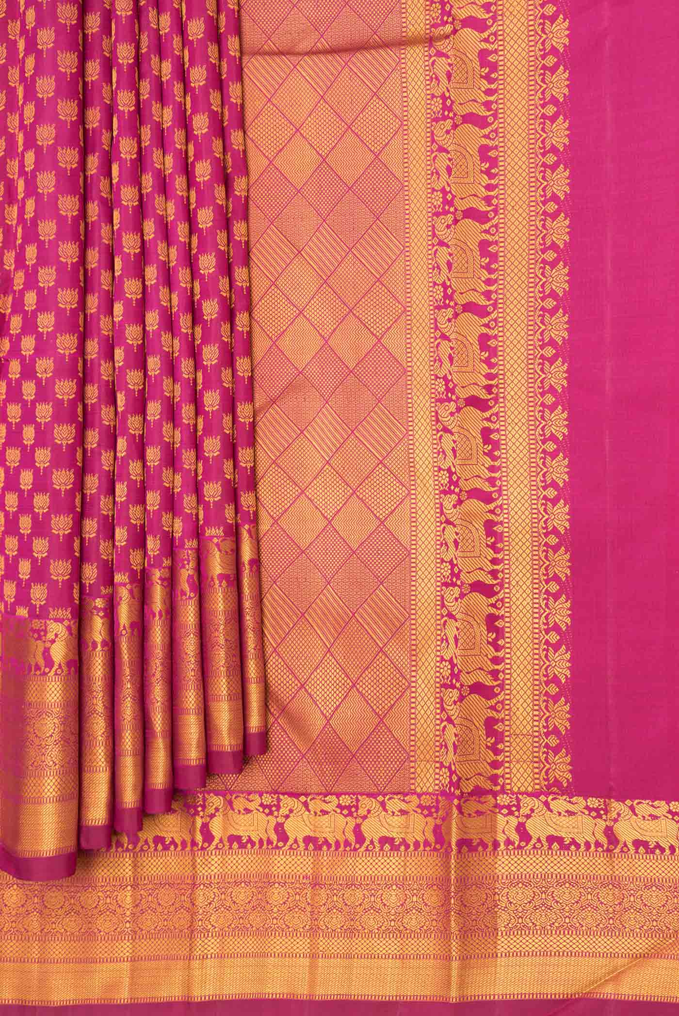 pleats pallu