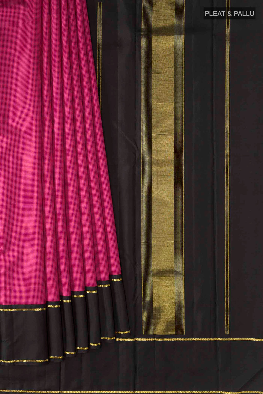 pleats pallu