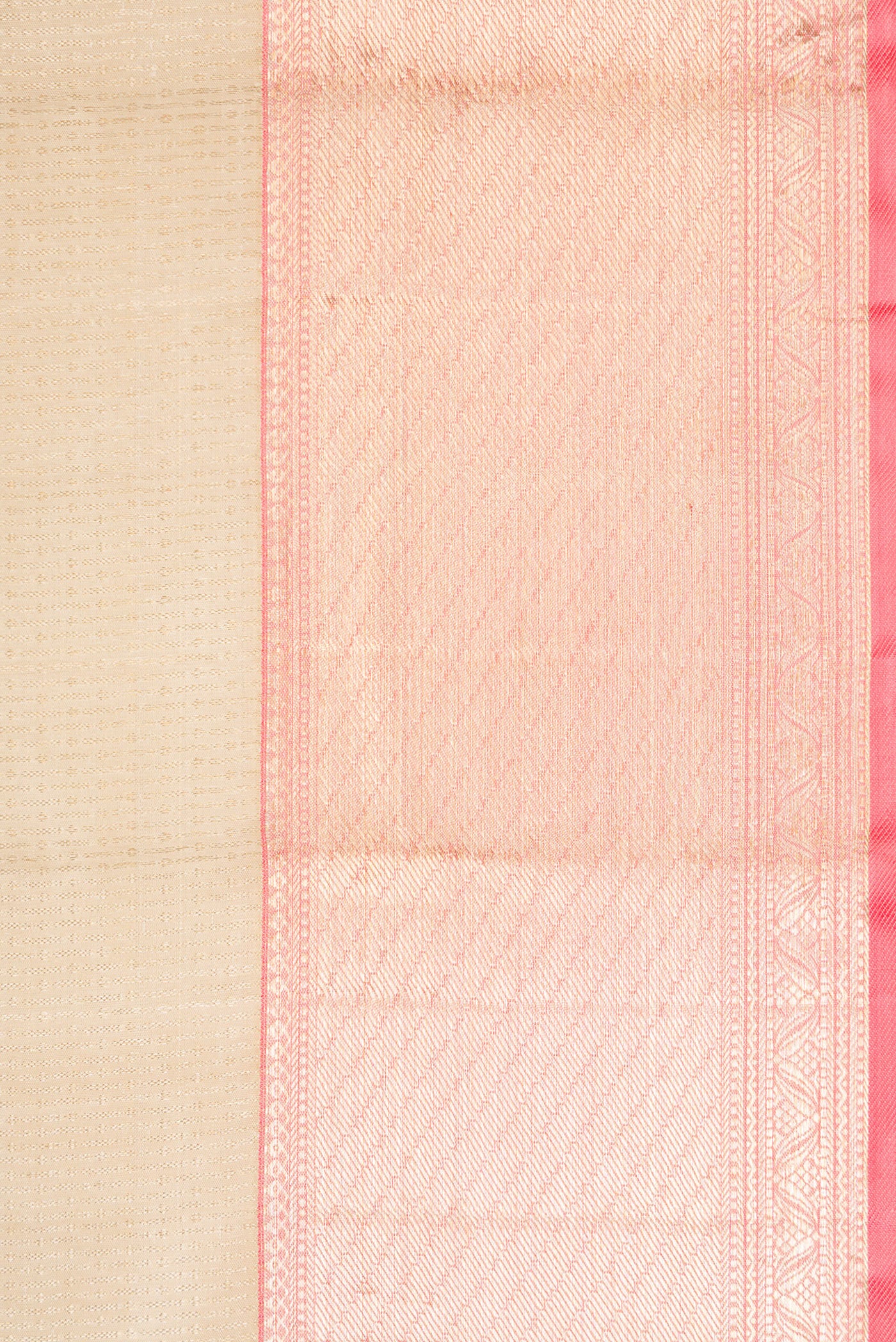 Border image of Pista Green Dual Tone Kanchipuram Silk Saree with Zari Brocade on the body and Zari Border. 