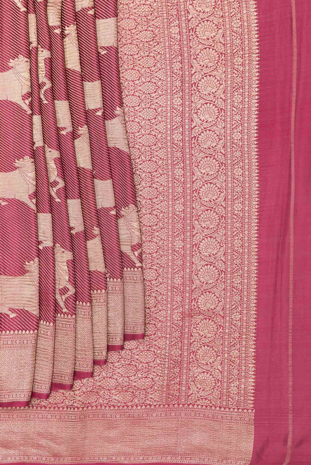 pleats pallu