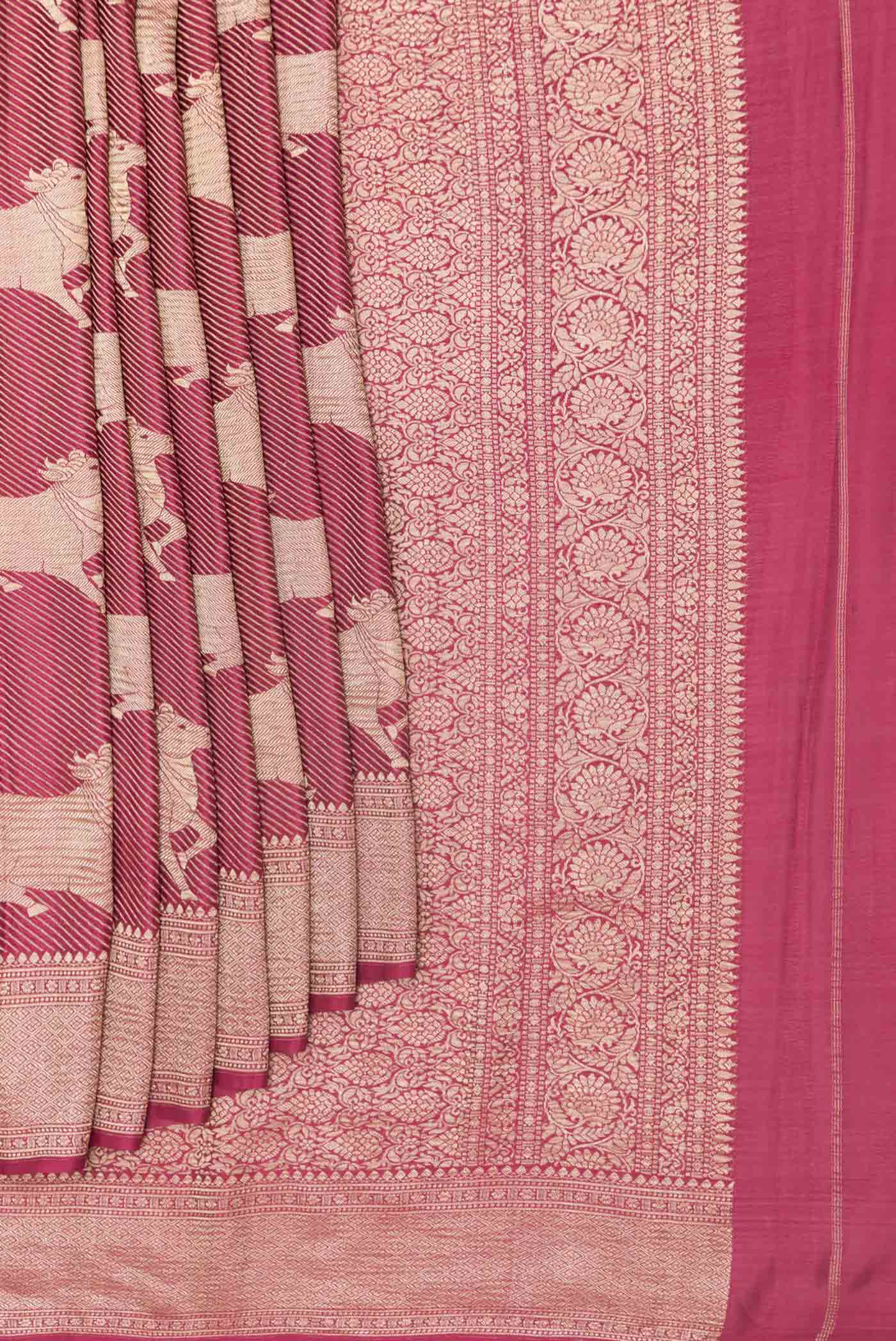 pleats pallu