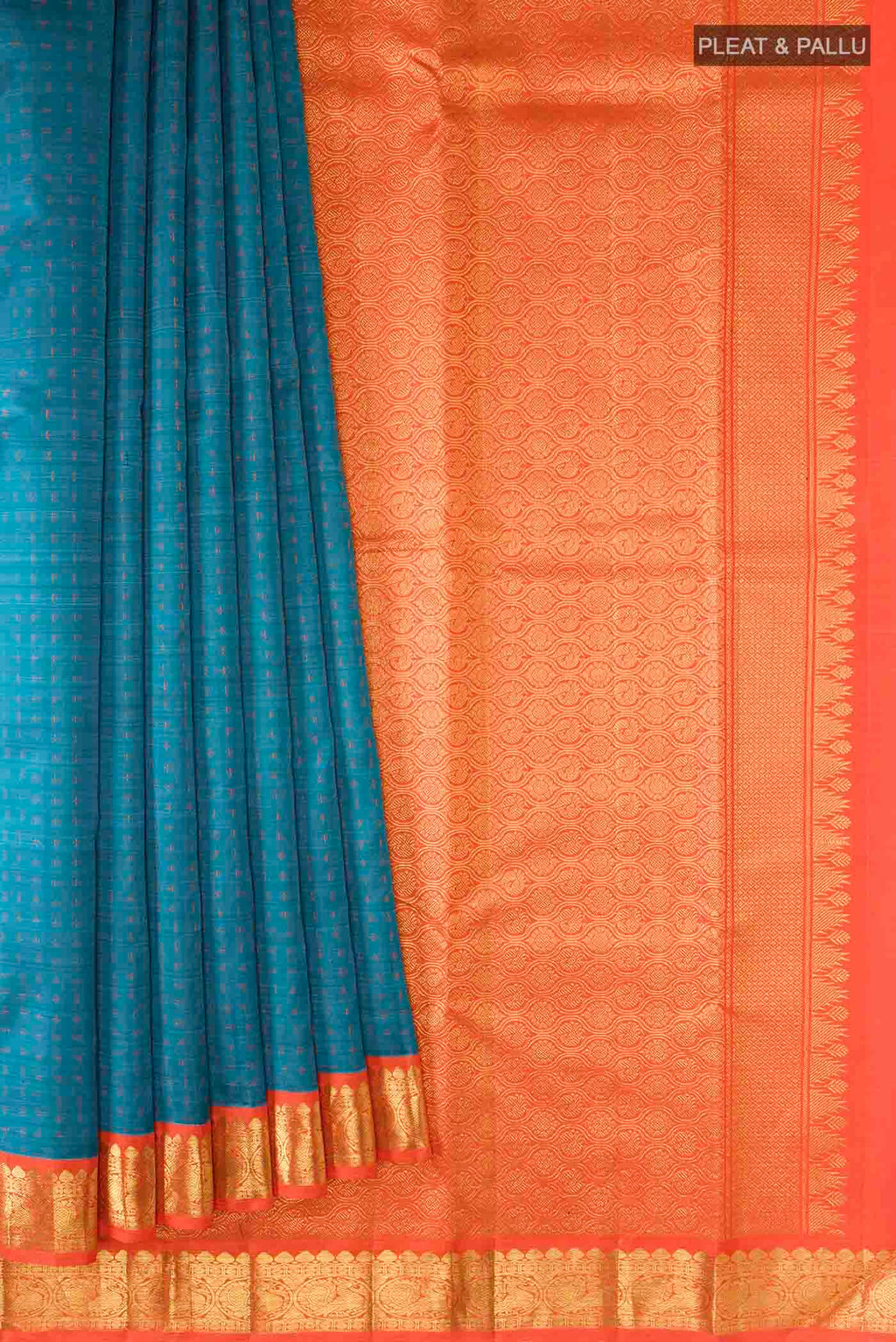 pleats pallu