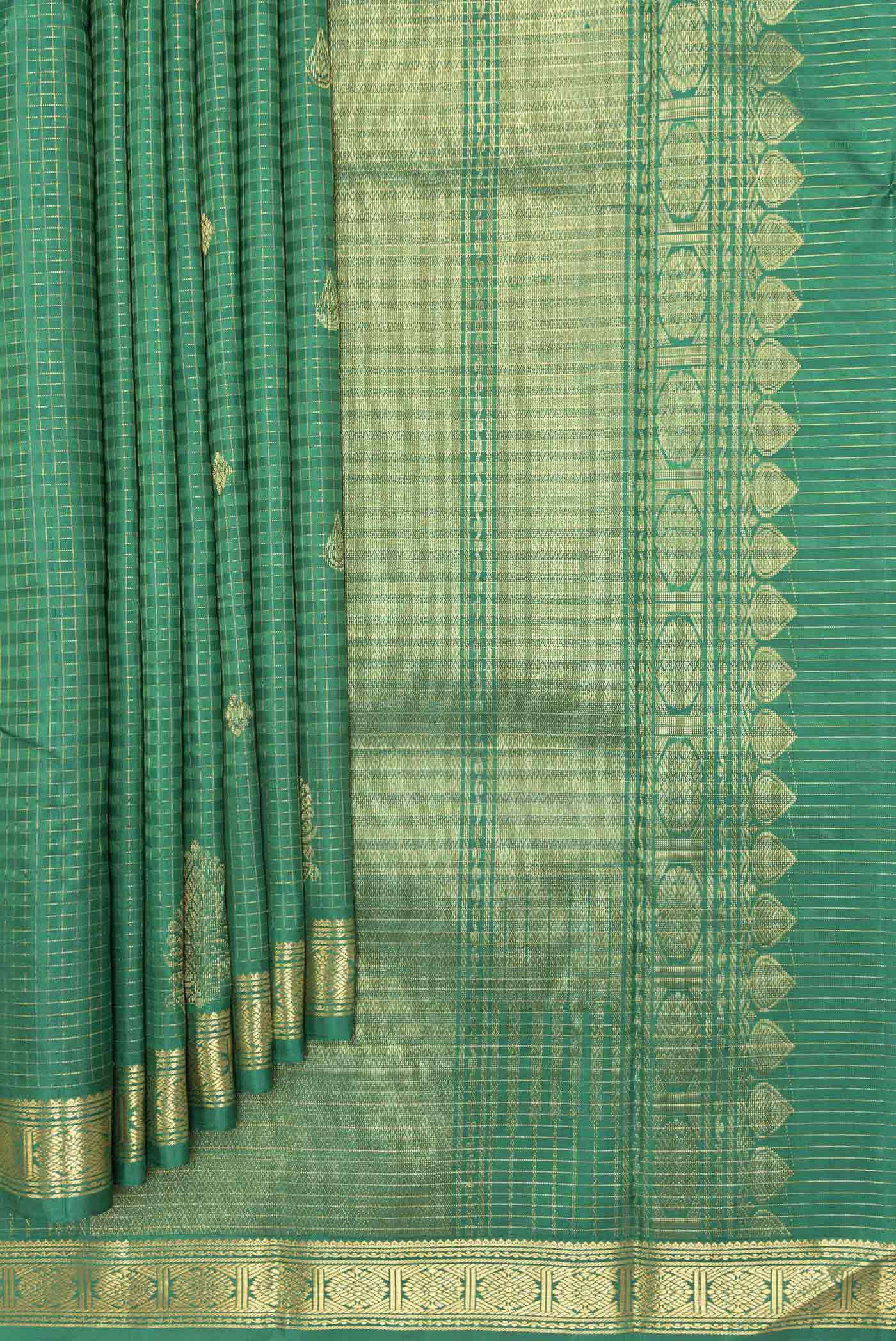pleats pallu
