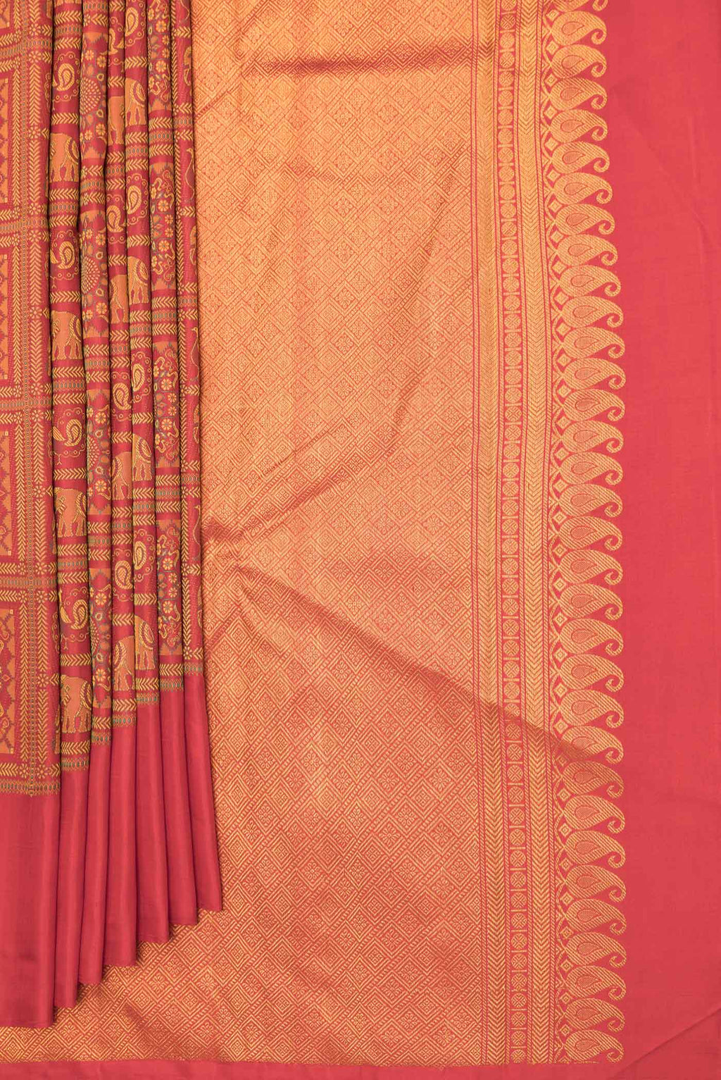 pleats pallu