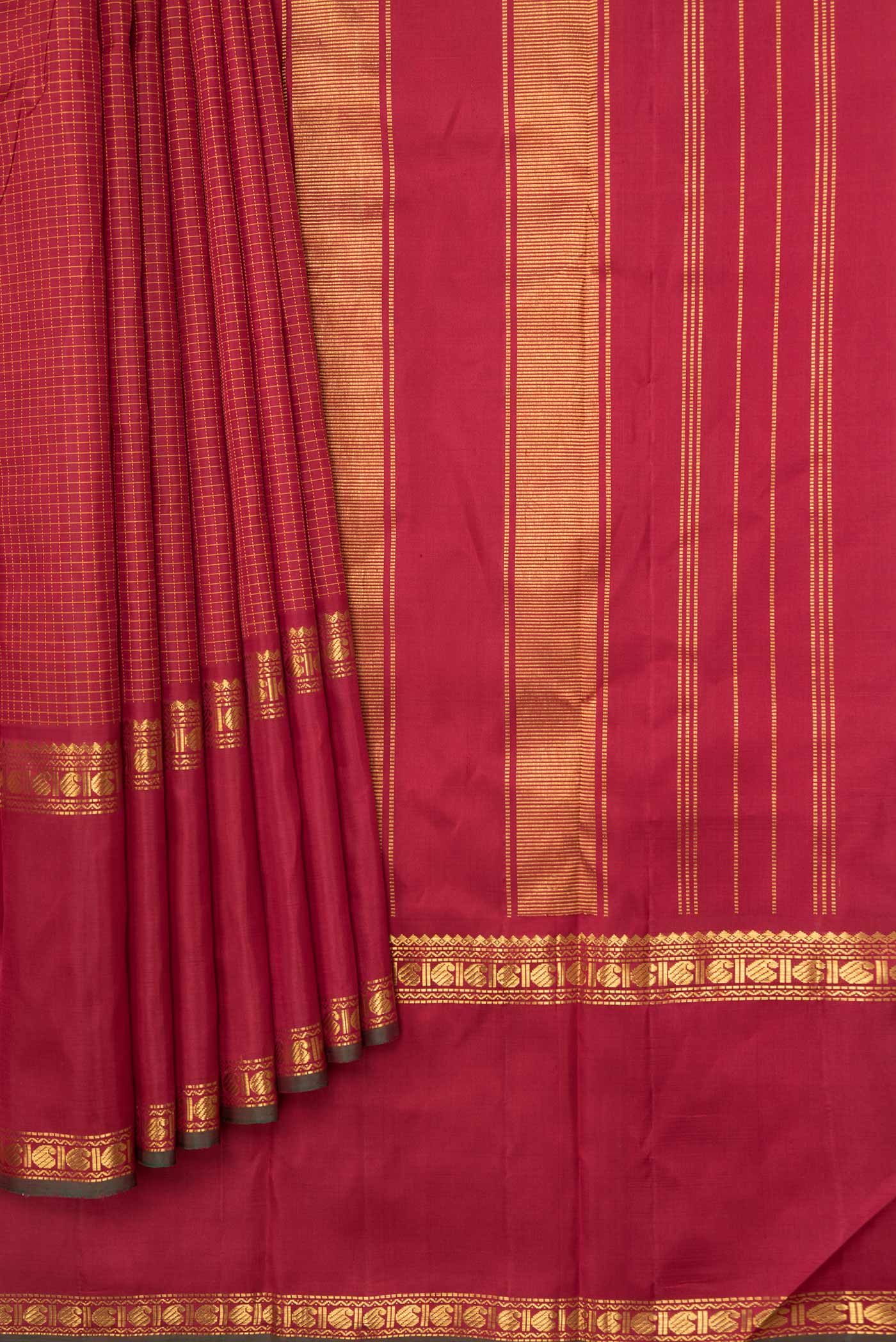 pleats pallu