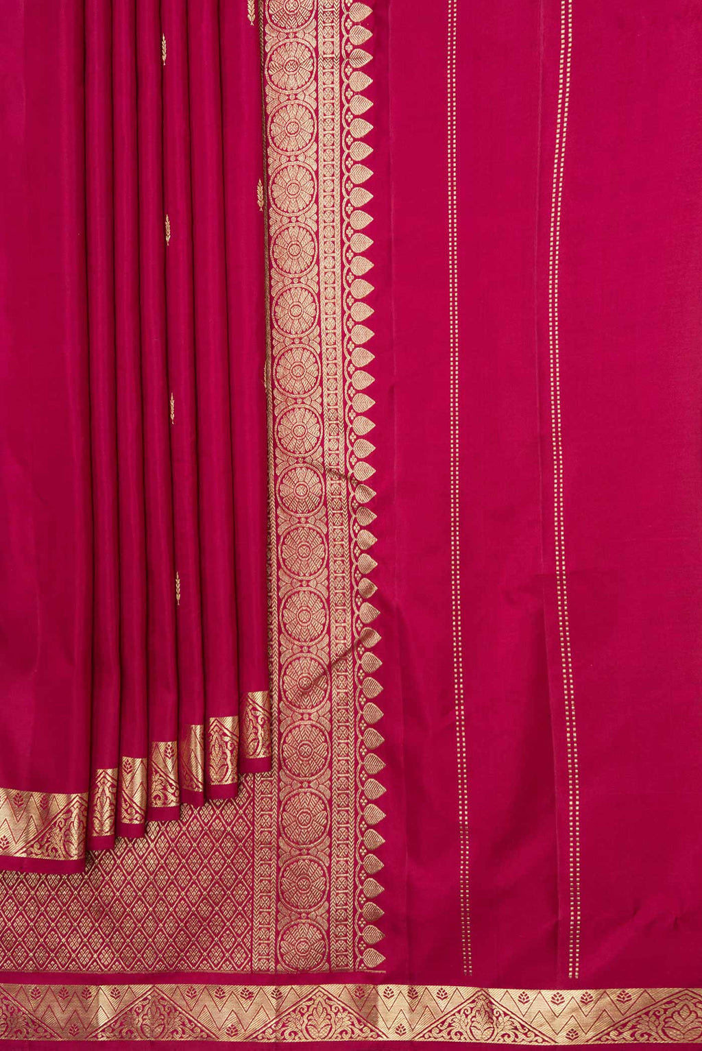 pleats pallu