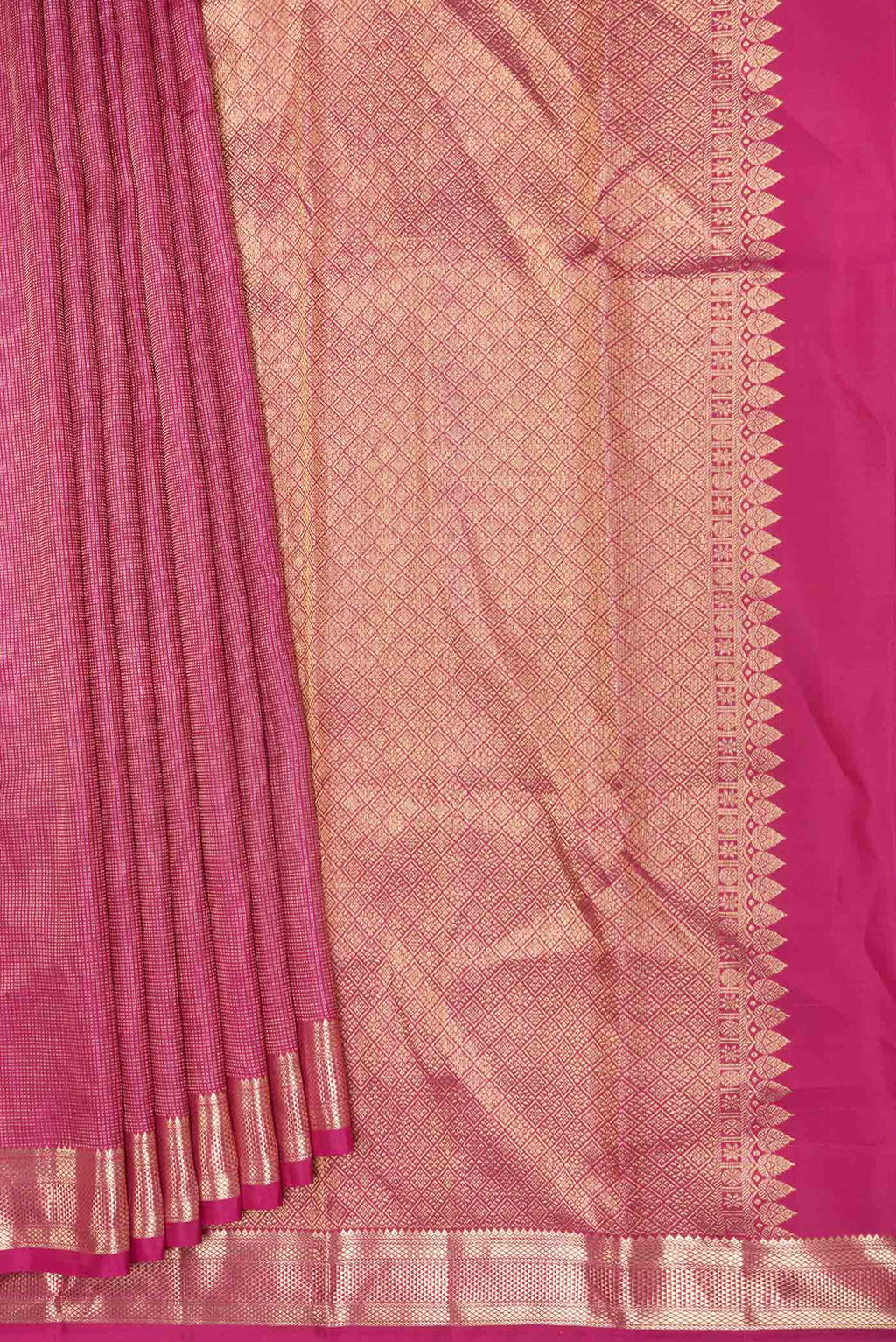 pleats pallu
