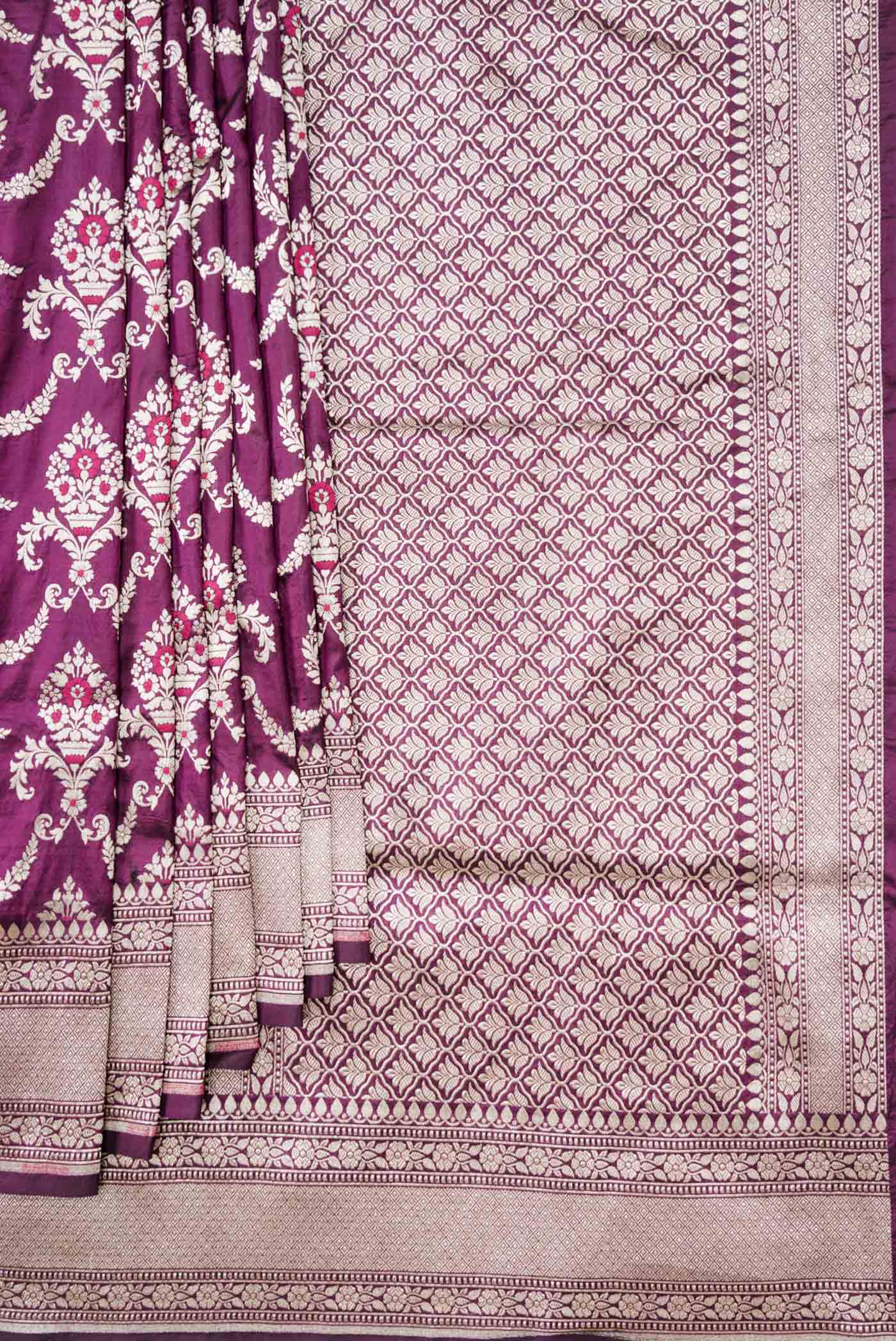 pleats pallu
