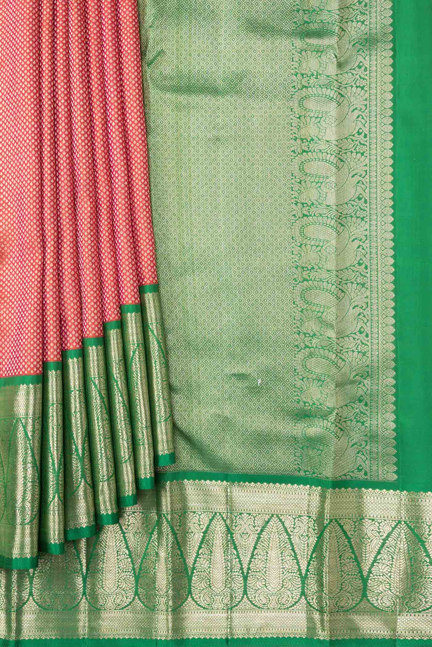pleats pallu