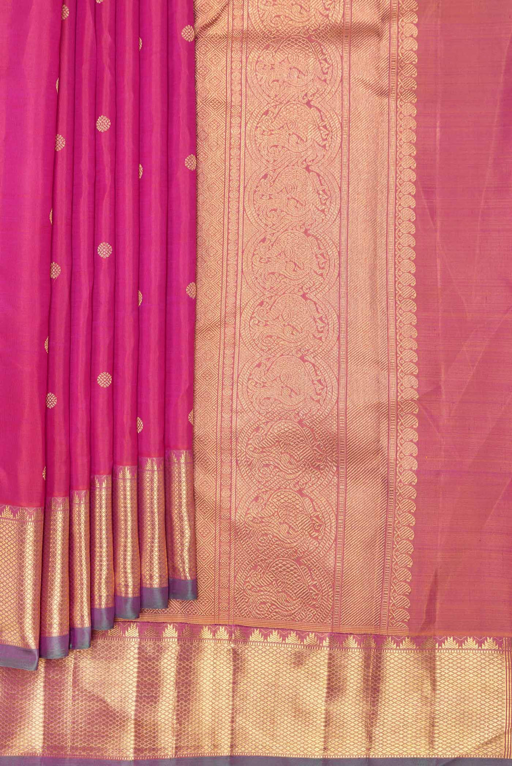pleats pallu