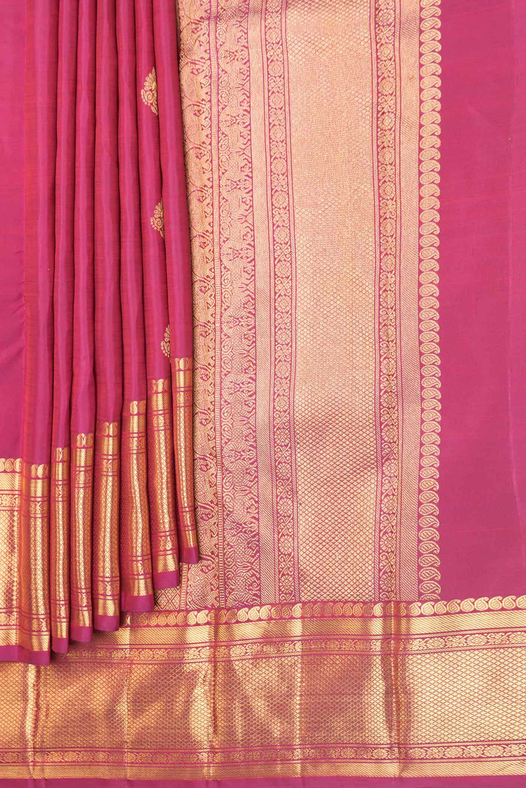 pleats pallu