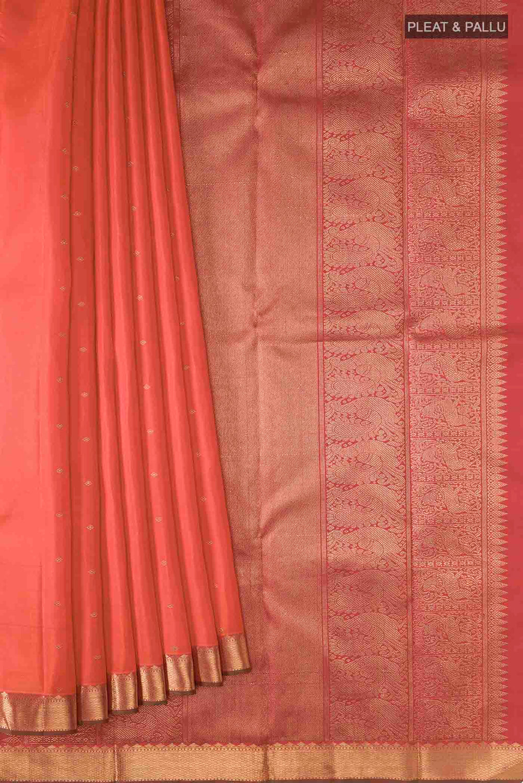 pleats pallu