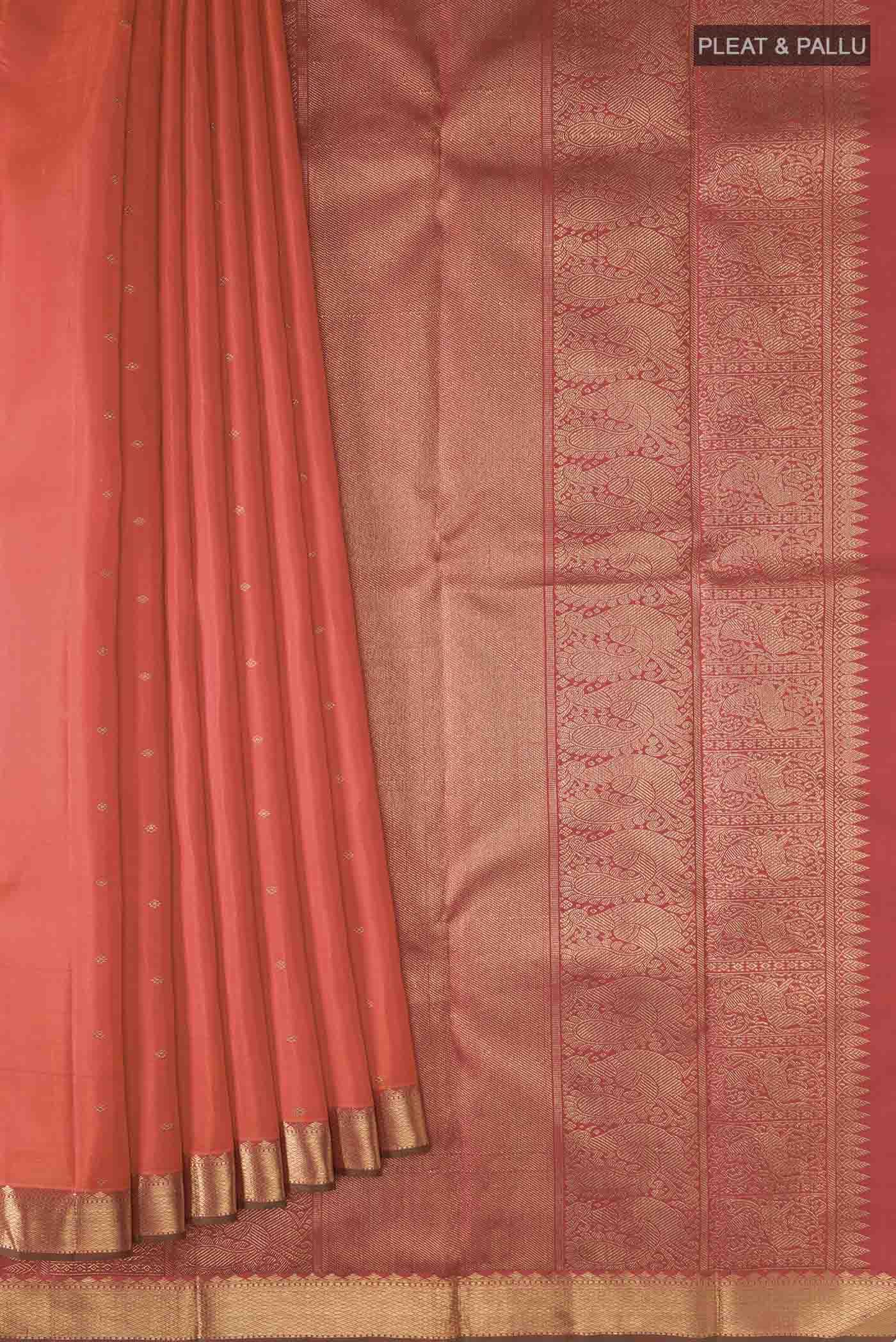 pleats pallu