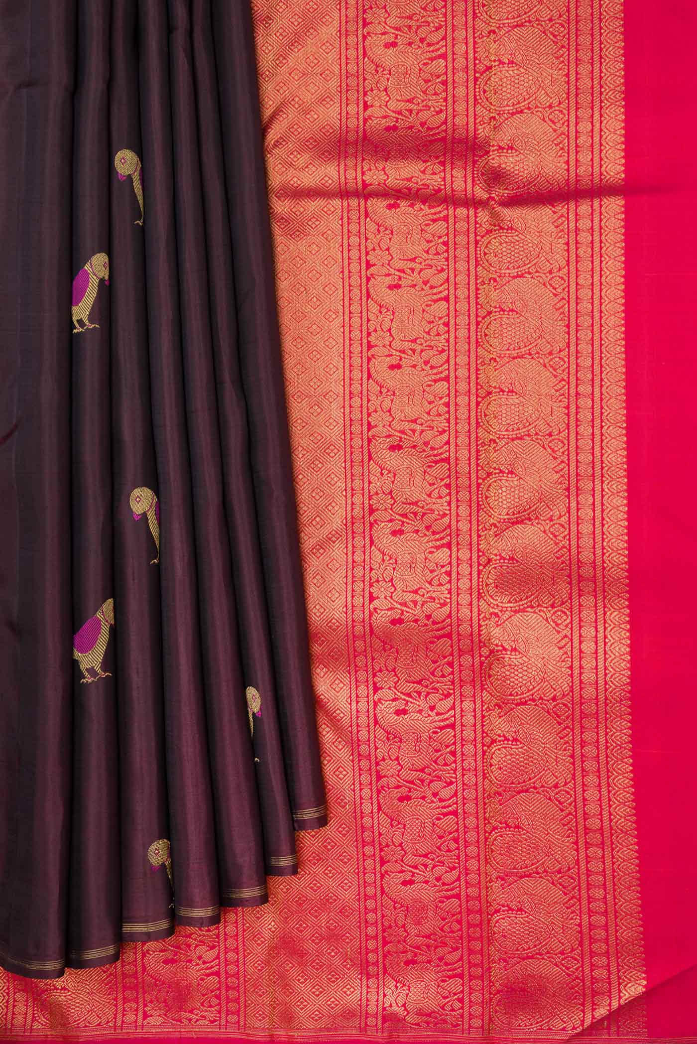 pleats pallu