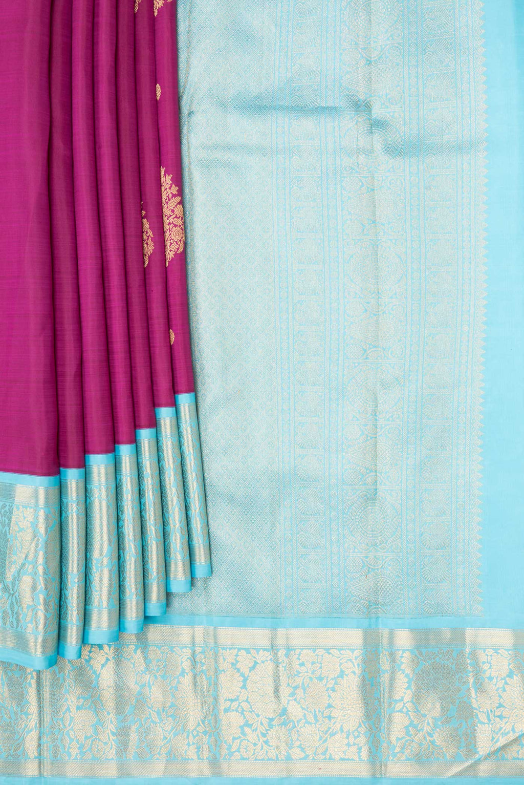 pleats pallu