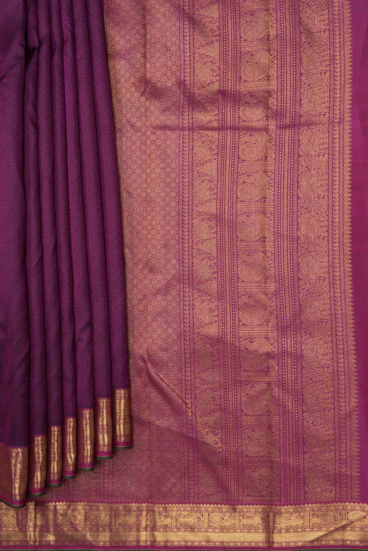pleats pallu