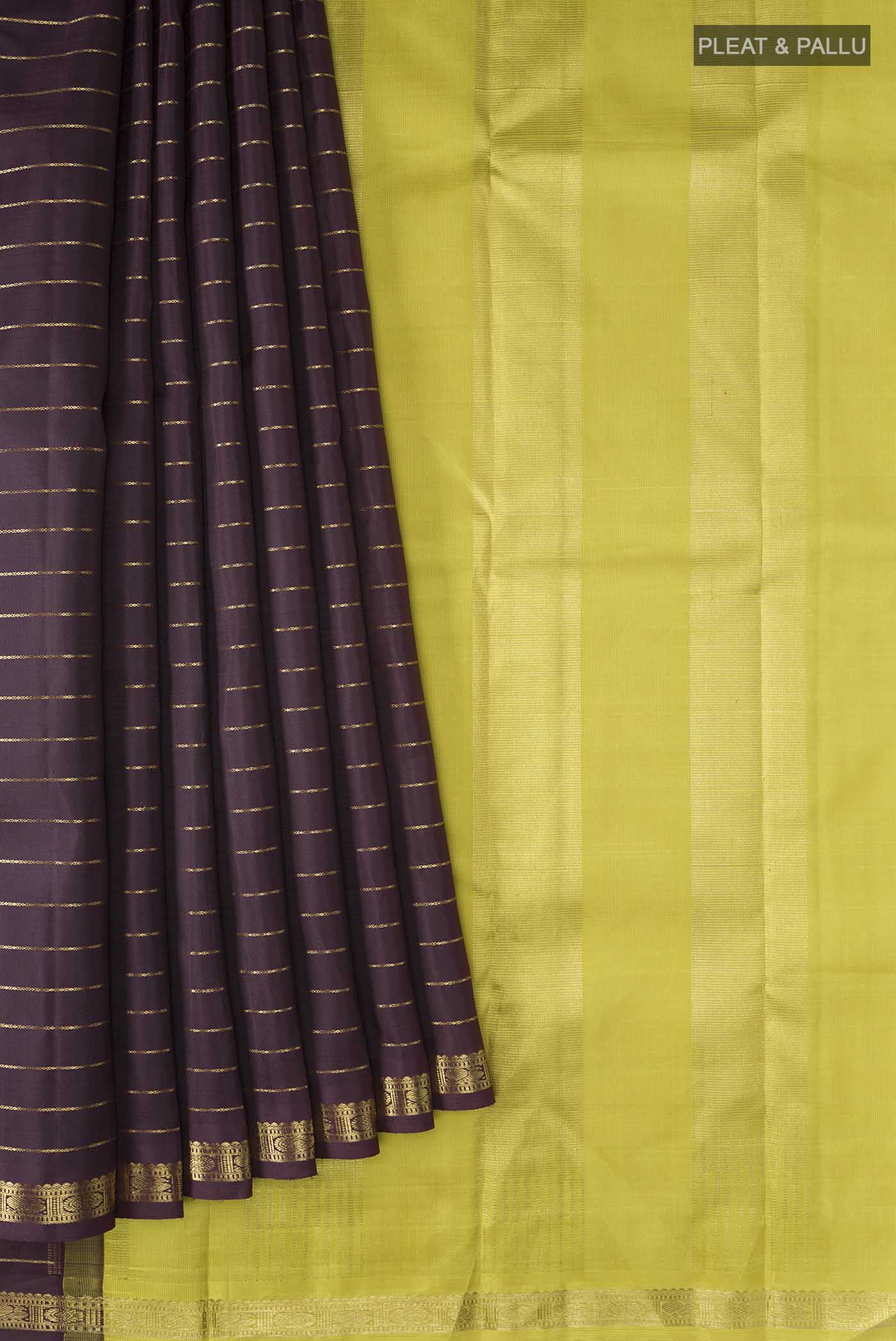 pleats pallu