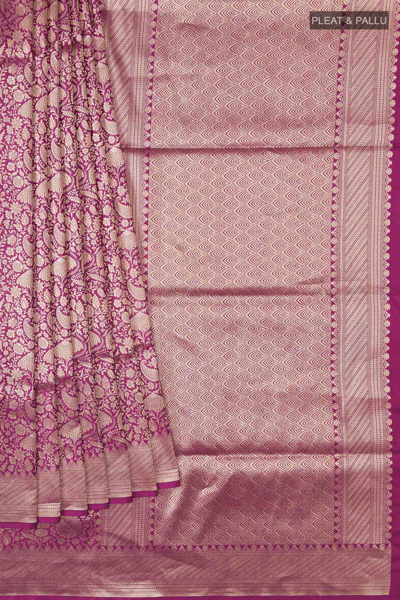 pleats pallu