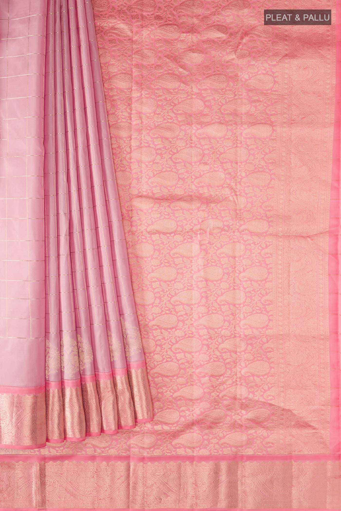 pleats pallu