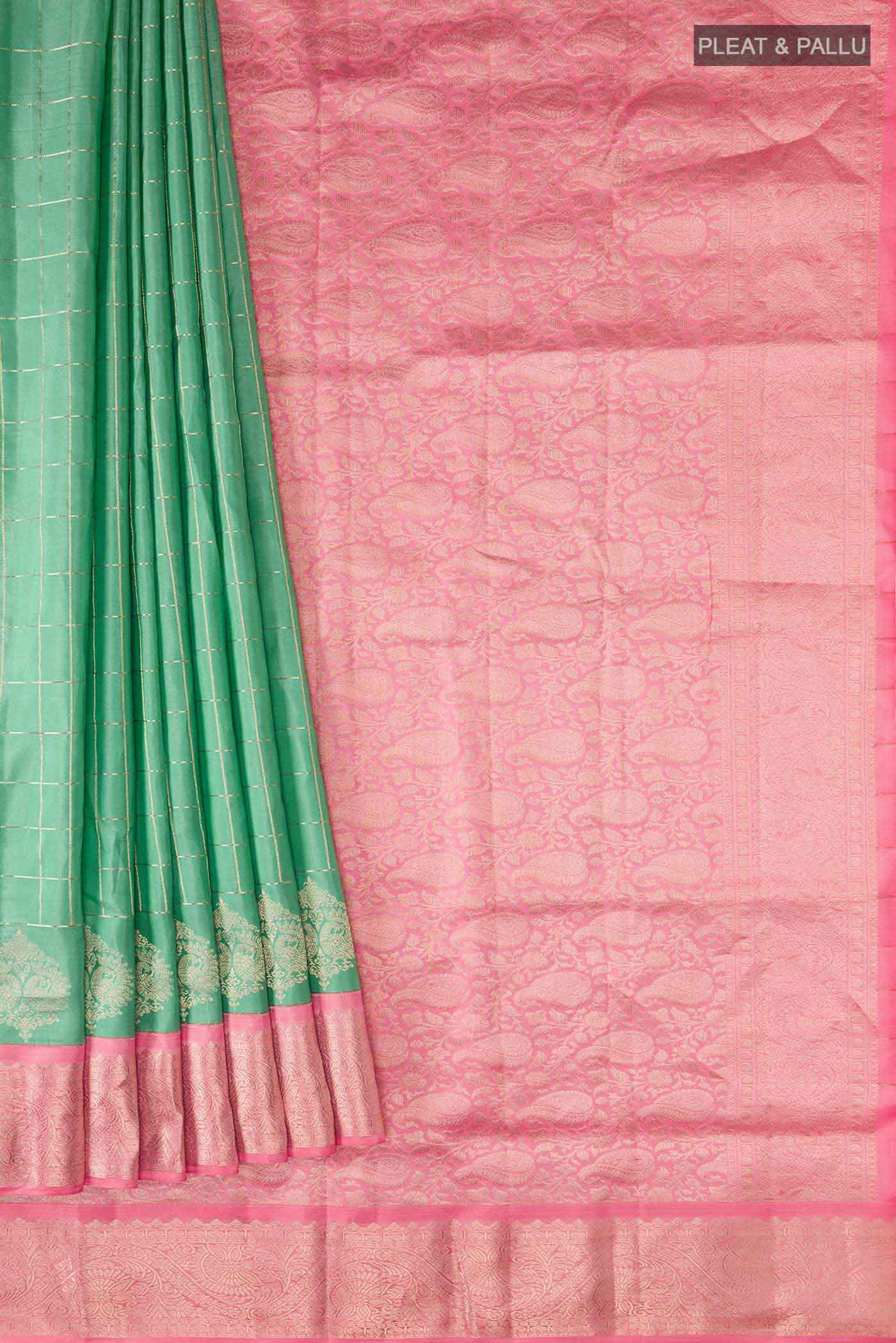 pleats pallu