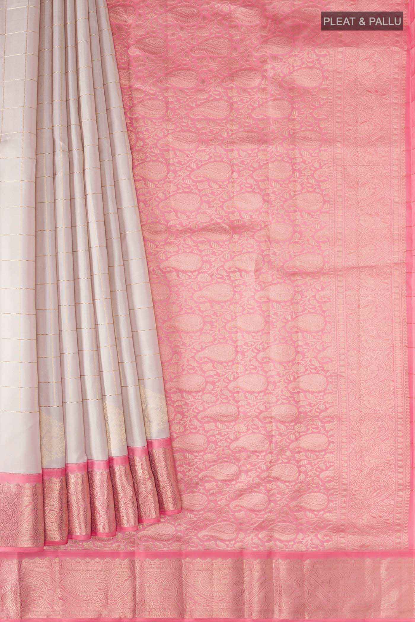 pleats pallu
