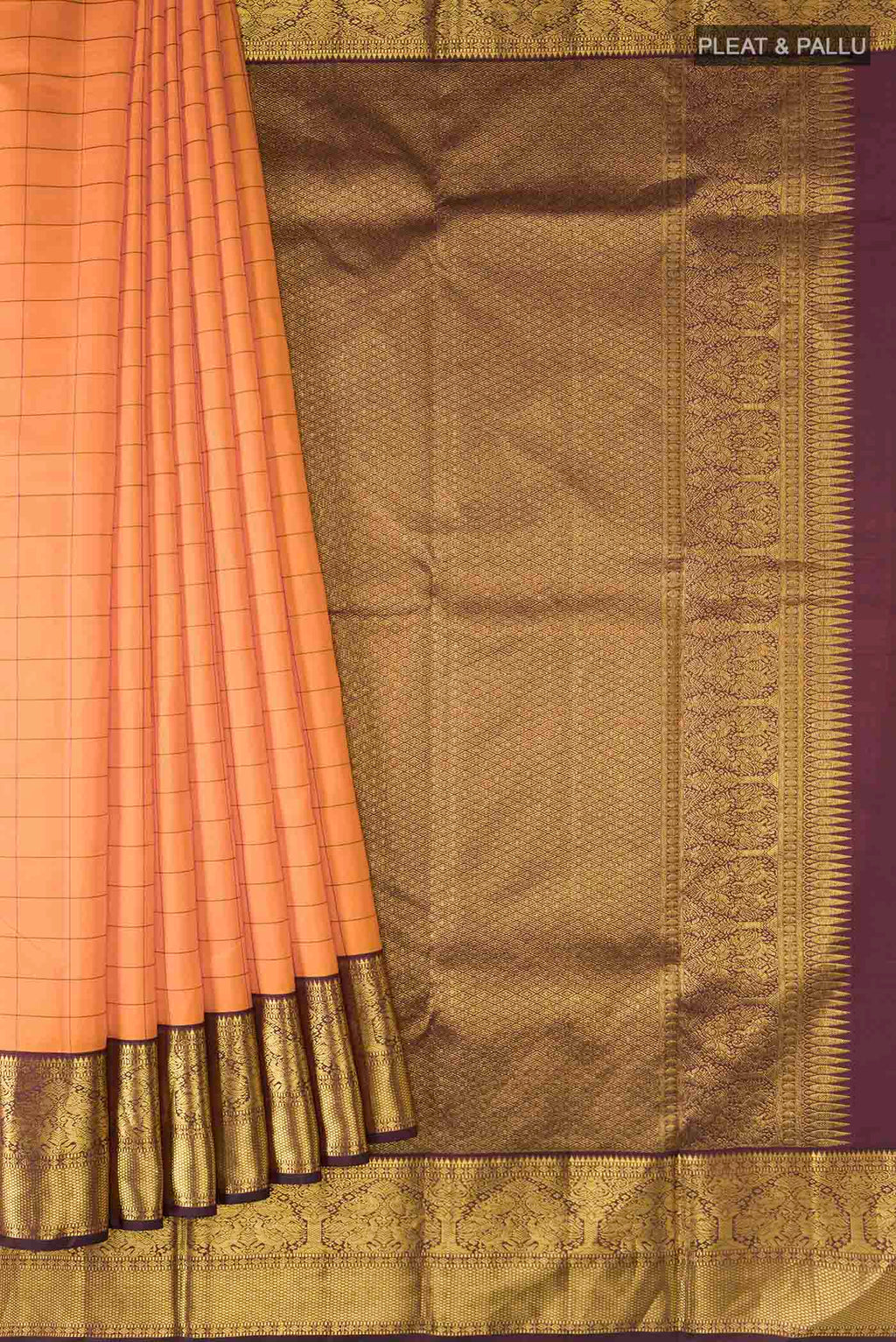 pleats pallu