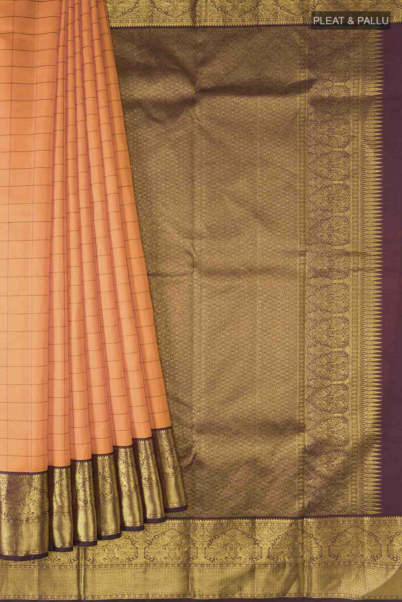 pleats pallu