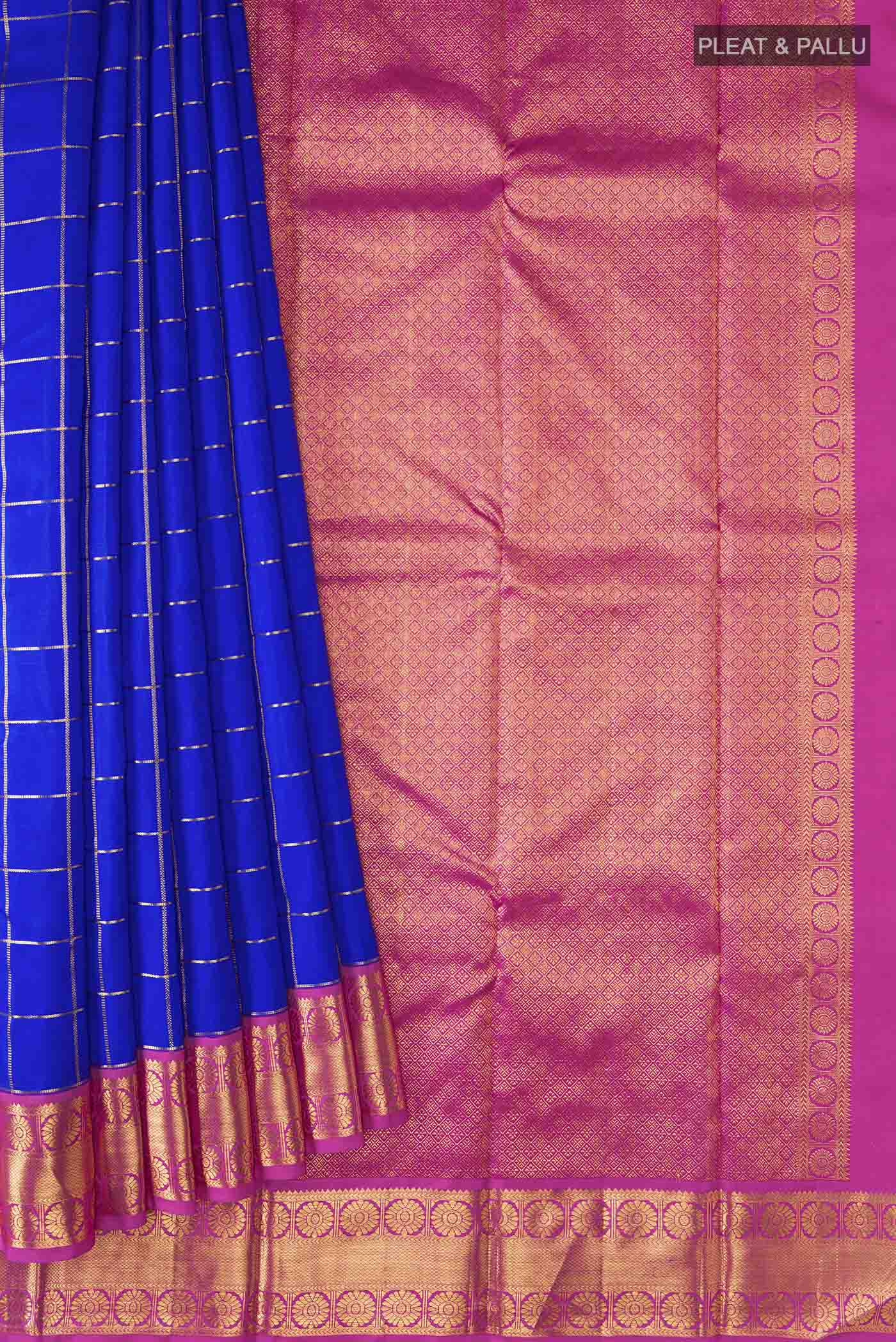 pleats pallu