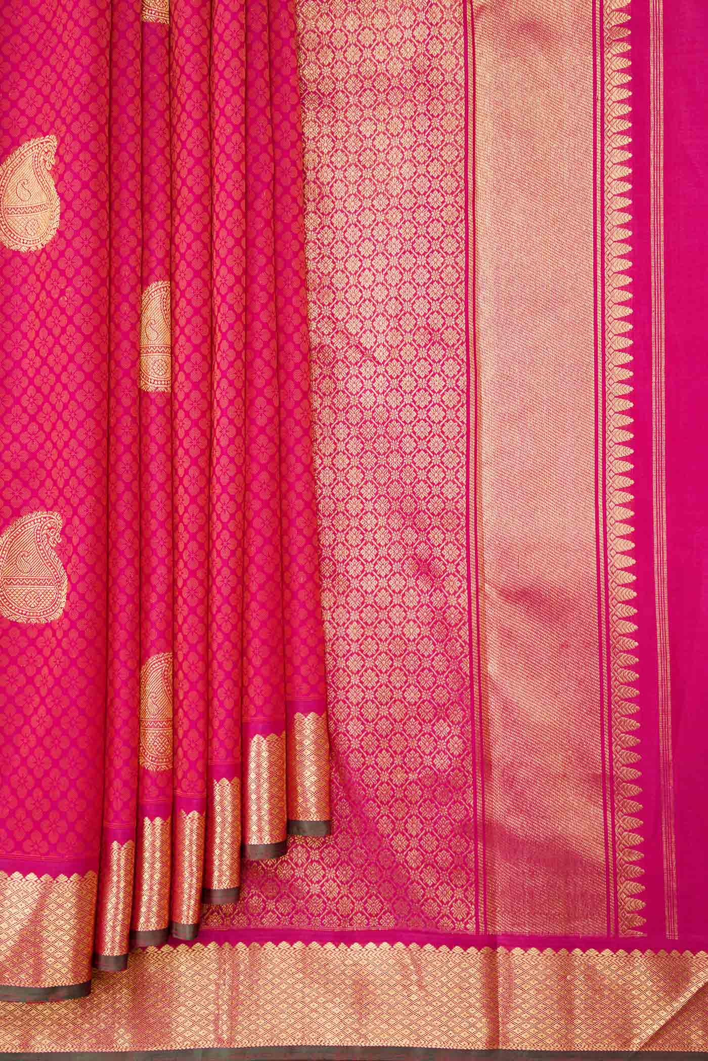 pleats pallu