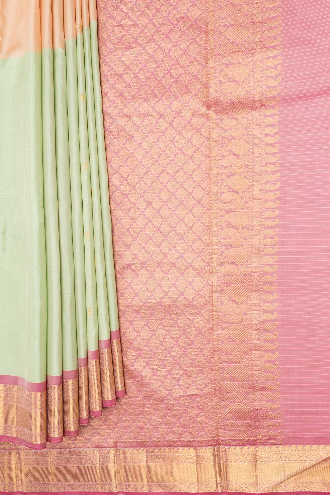 pleats pallu