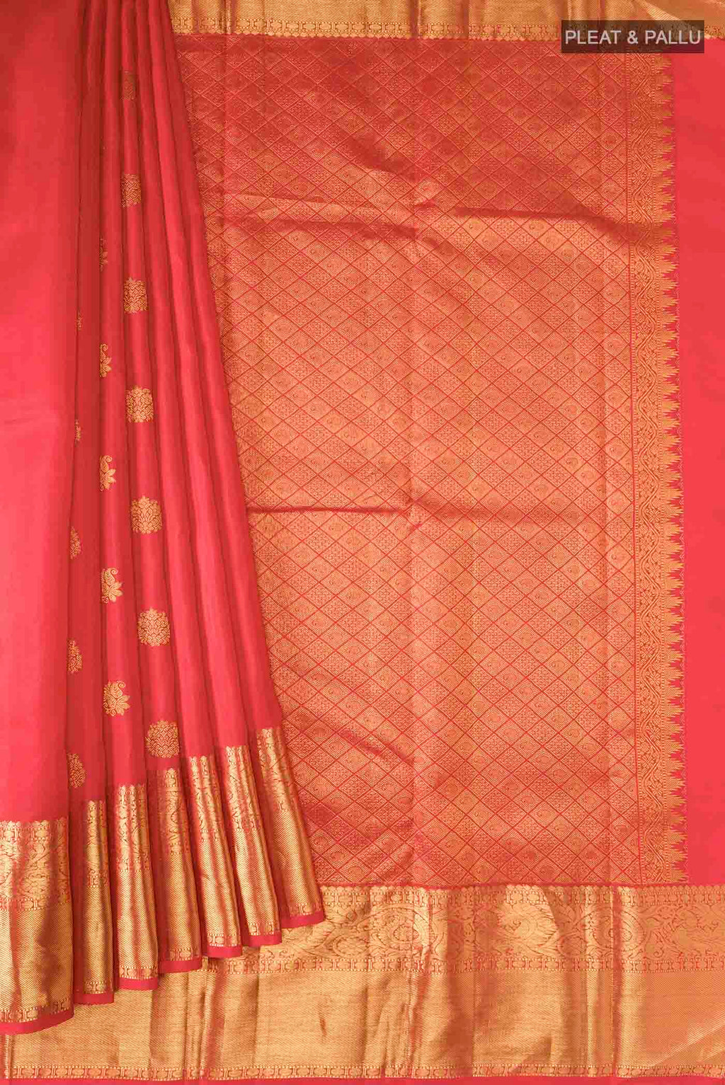 pleats pallu
