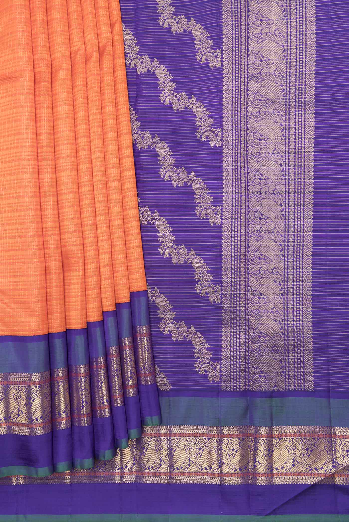 pleats pallu
