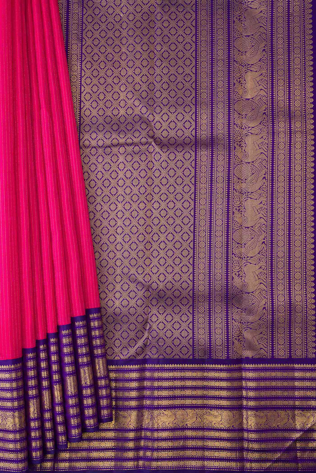 pleats pallu