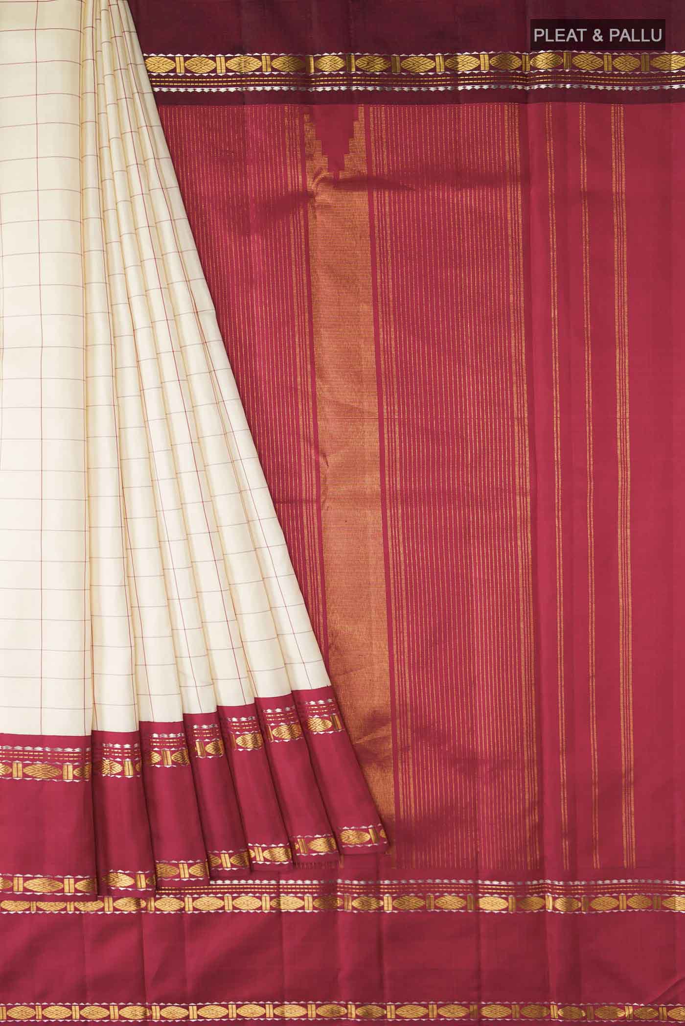 pleats pallu
