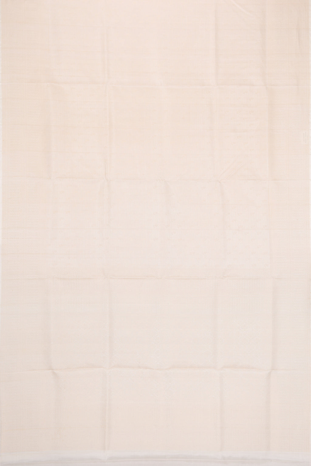 Flat view of Beige Dual Tone Soft Silk Saree with Zari Brocade on the body and Fancy Border. 