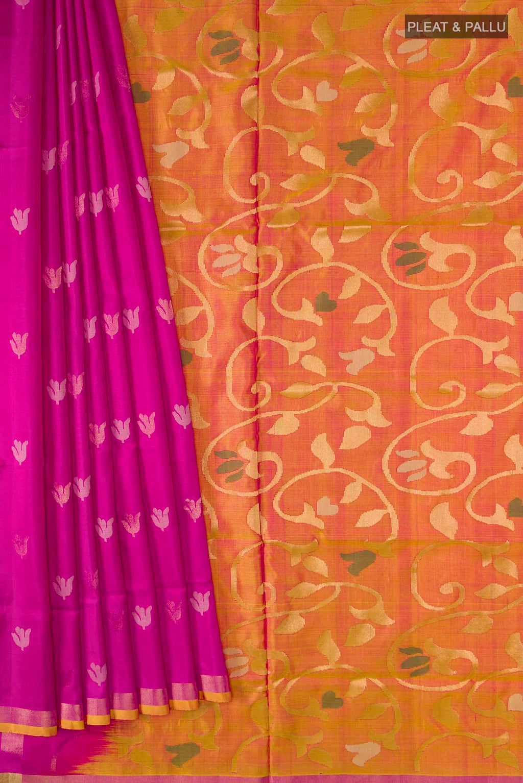 pleats pallu