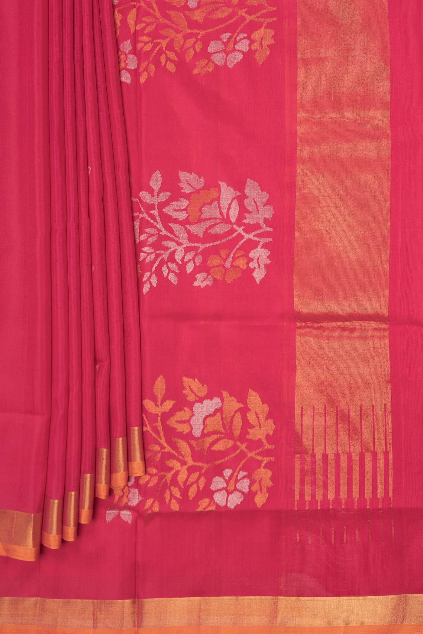 pleats pallu