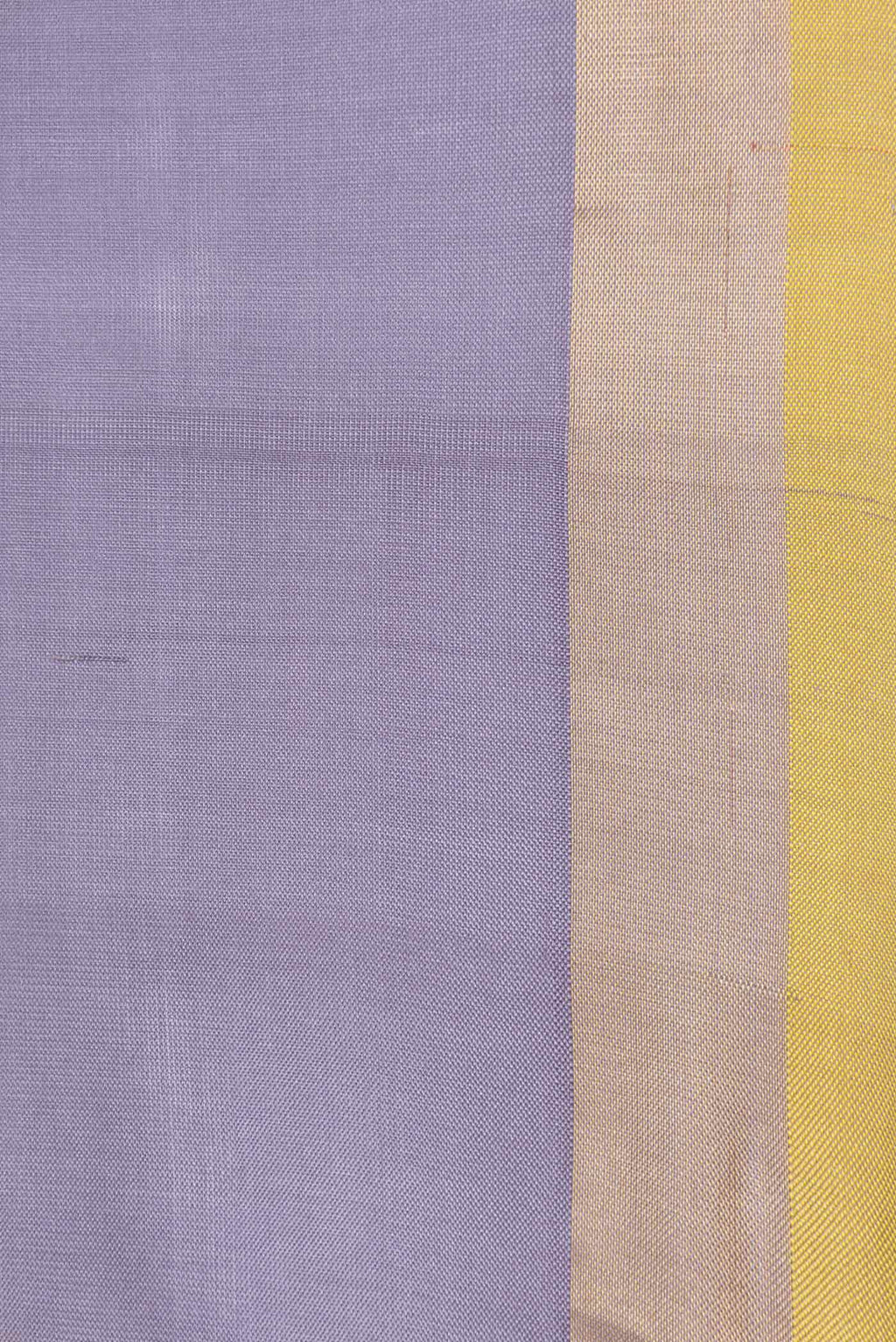 Border image of Grey Dual Tone Uppada Silk Saree with Zari Butta on the body and Zari Border