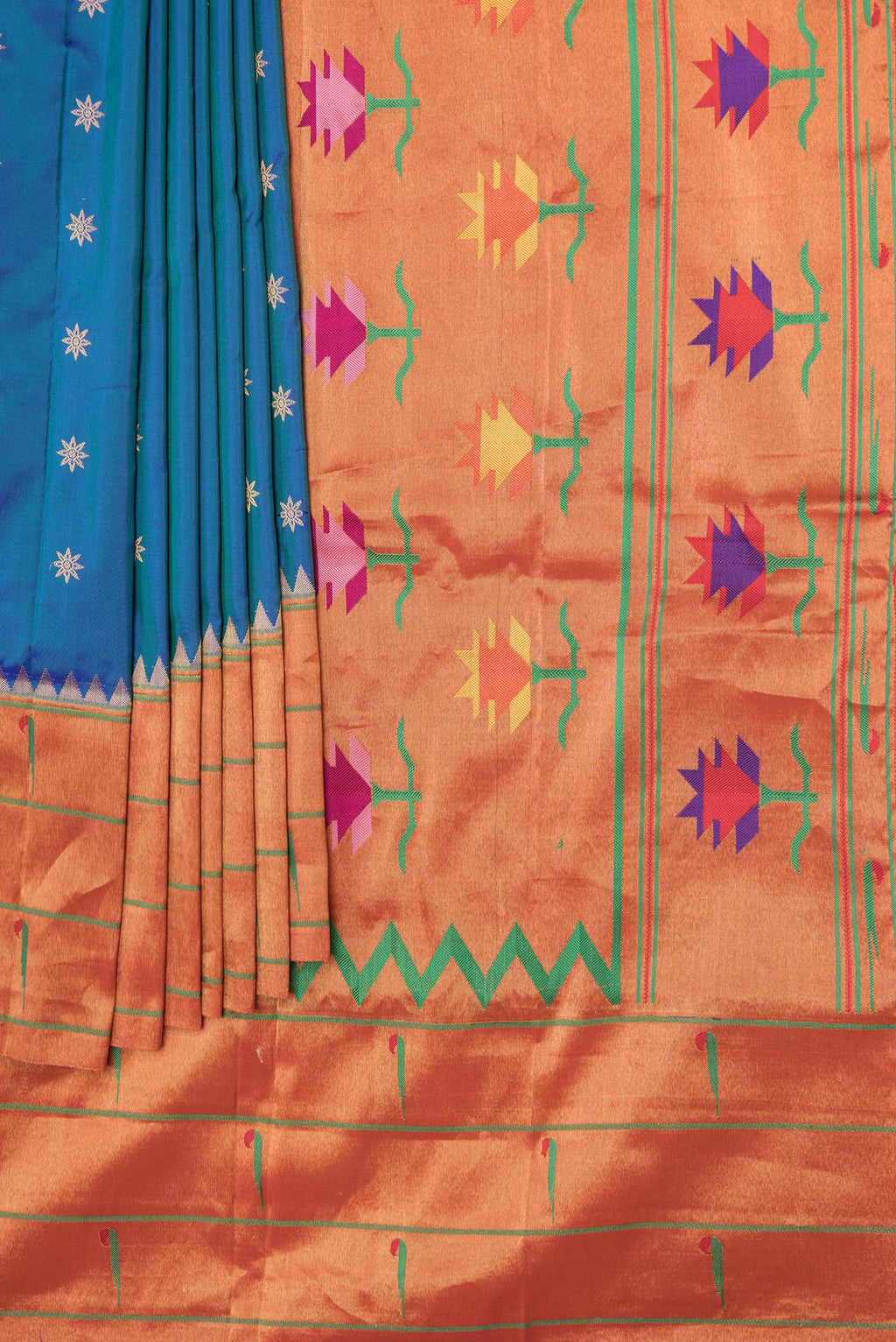 pleats pallu