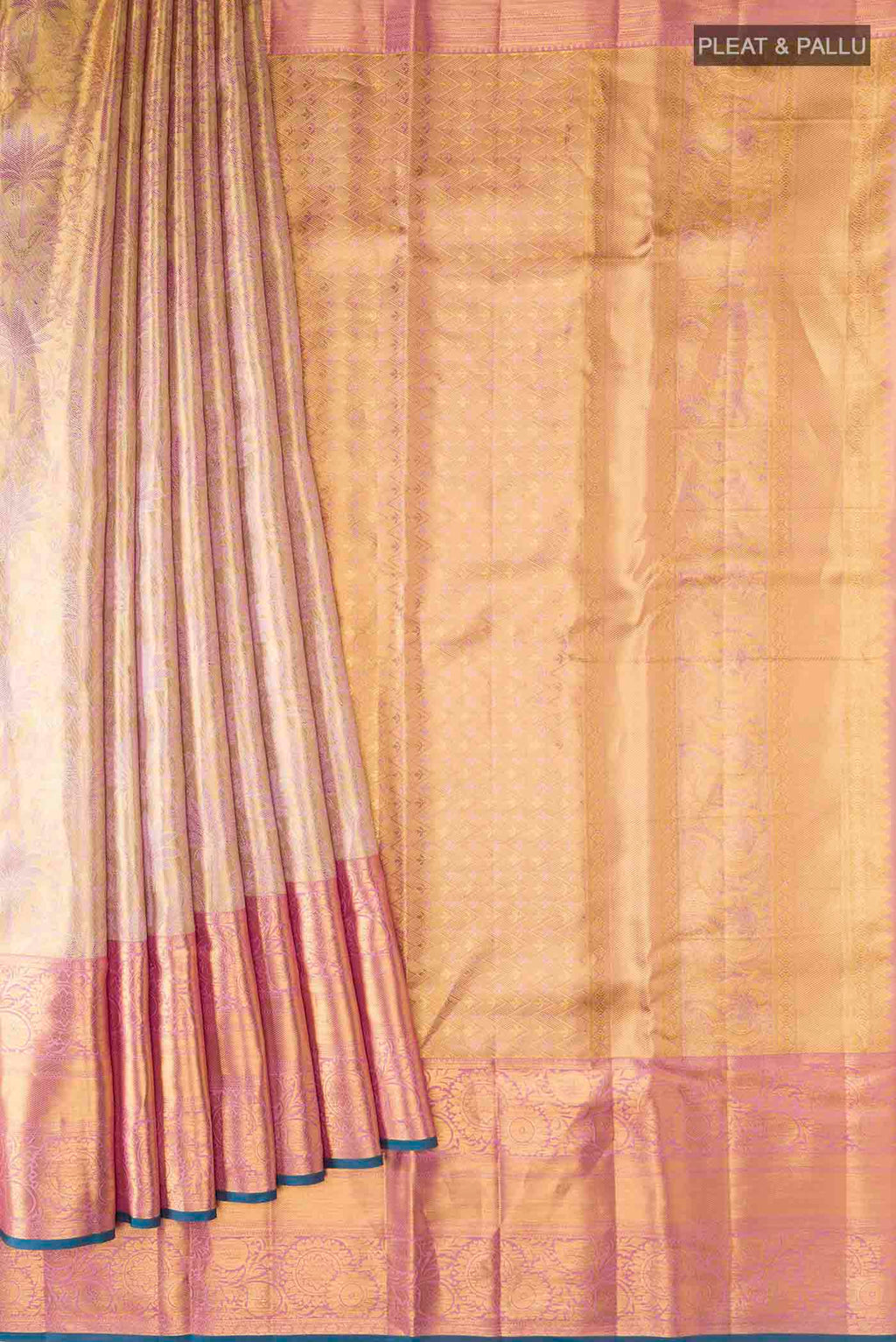 pleats pallu