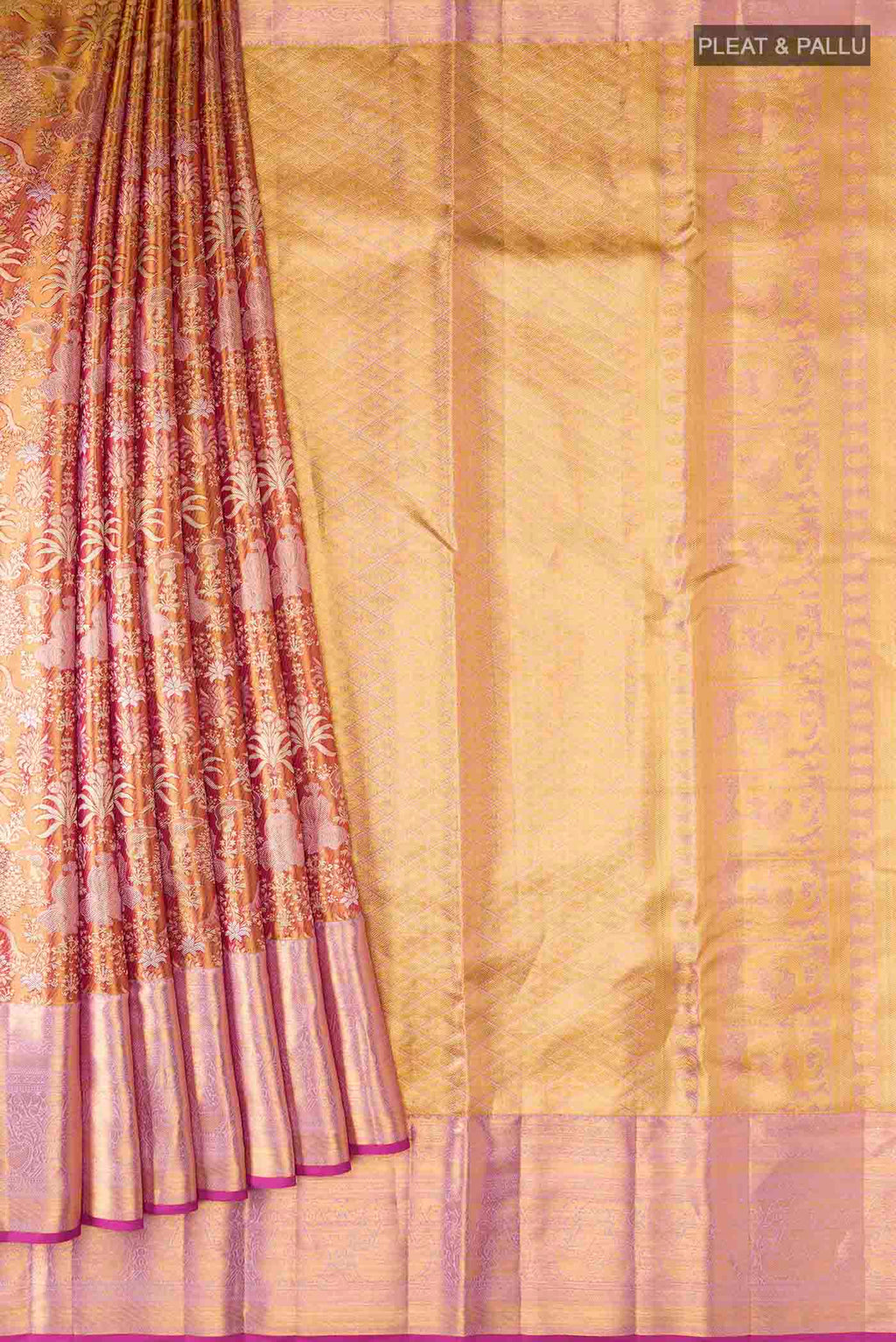 pleats pallu