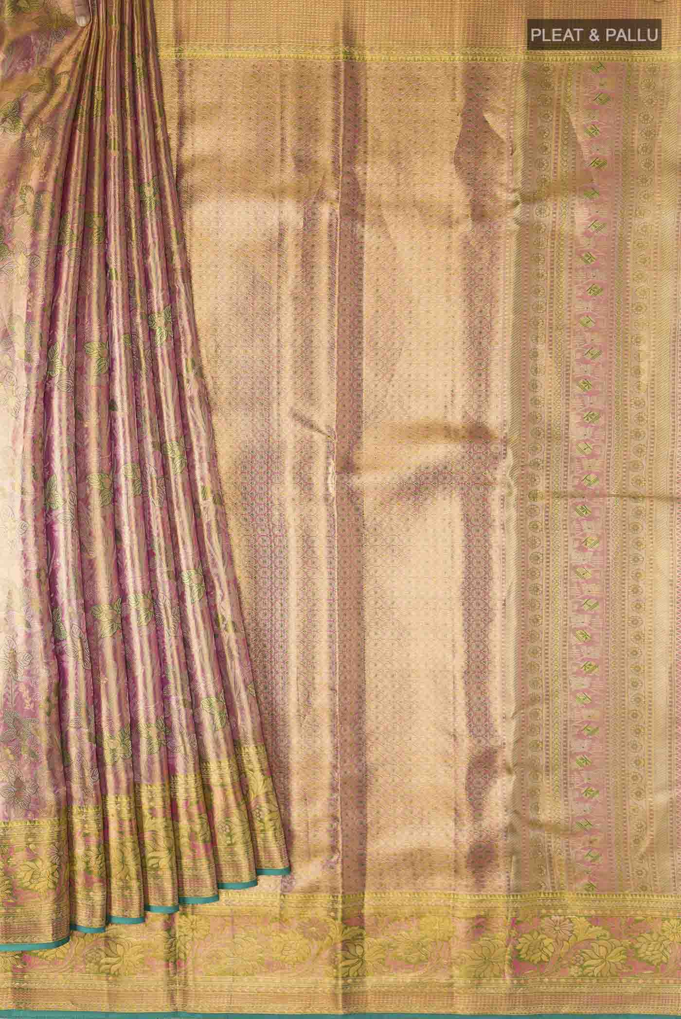 pleats pallu