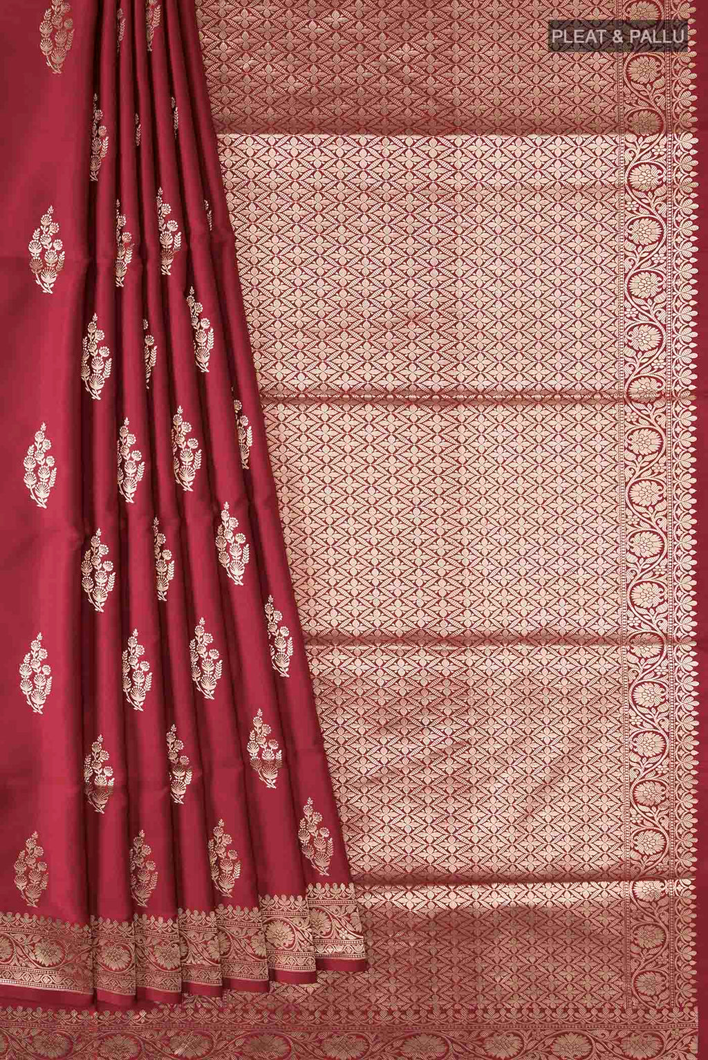 pleats pallu